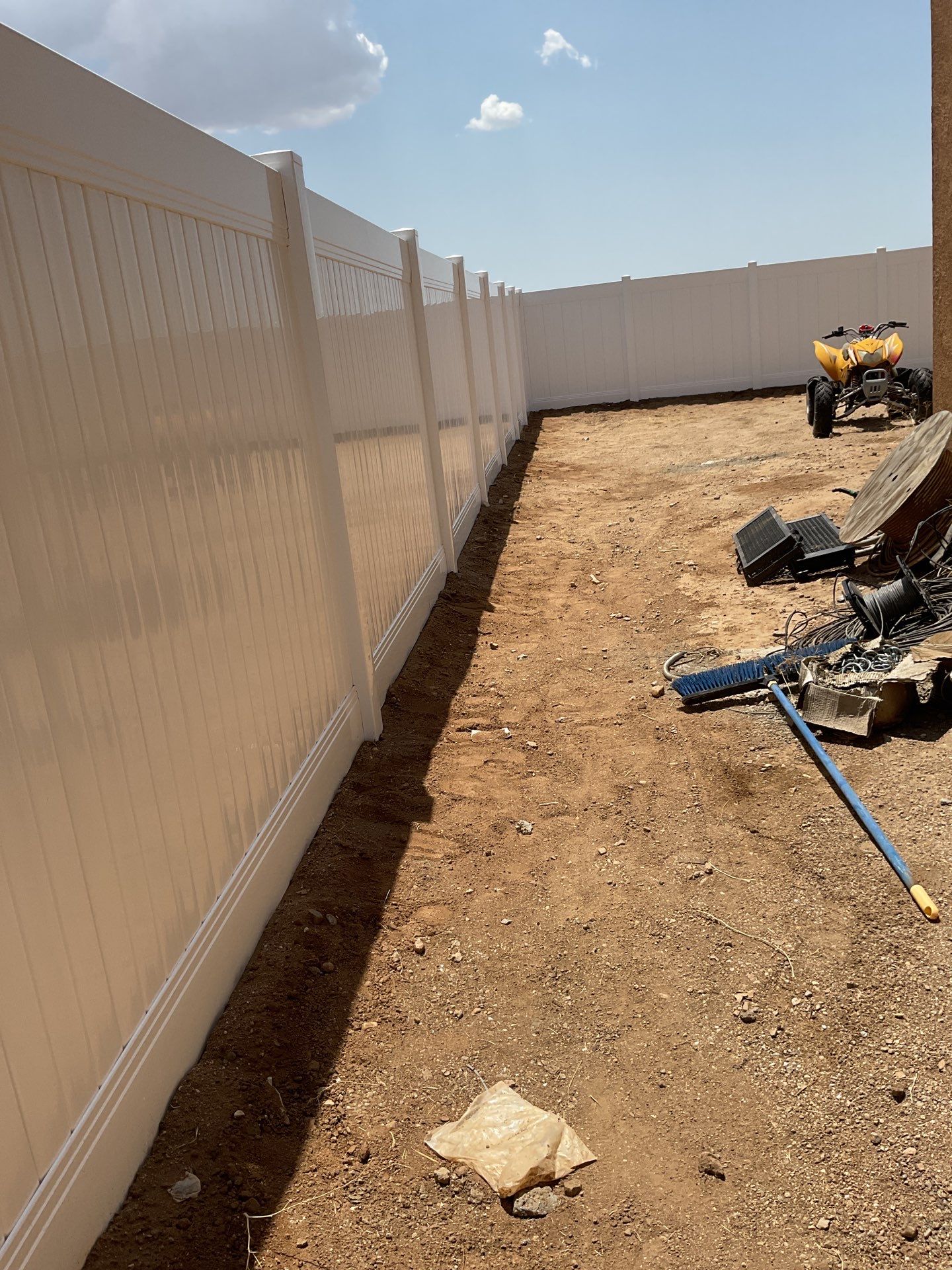Fence Installation using Vinyl by Fence Guys Inc.