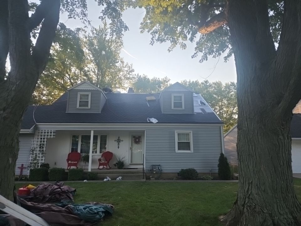 Residential Roofing Installation using GAF Timberline HDZ Charcoal by Nitro Roofing and Construction