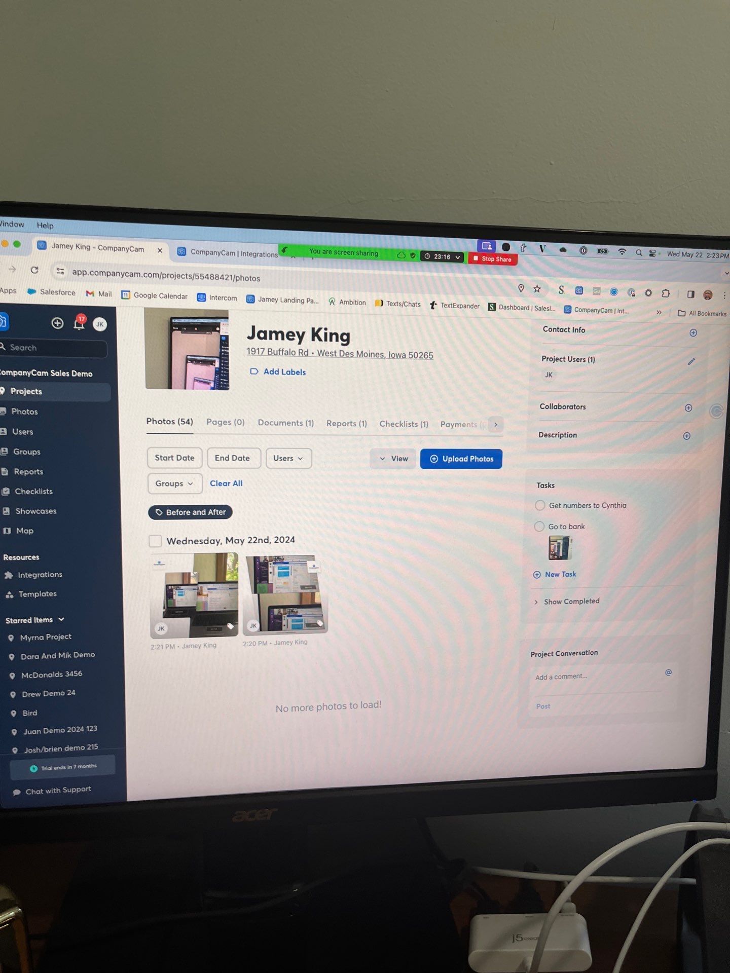 kjbgkljhgklhjg by CompanyCam Sales Demo
