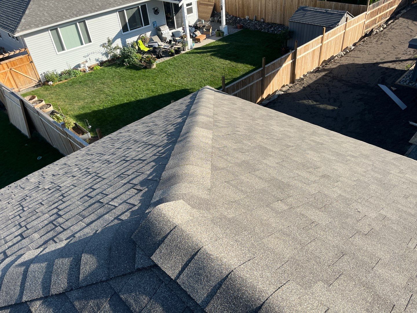 Residential Roofing Installation using IKO Weatherwood shingle by Top Notch Roofing Inc