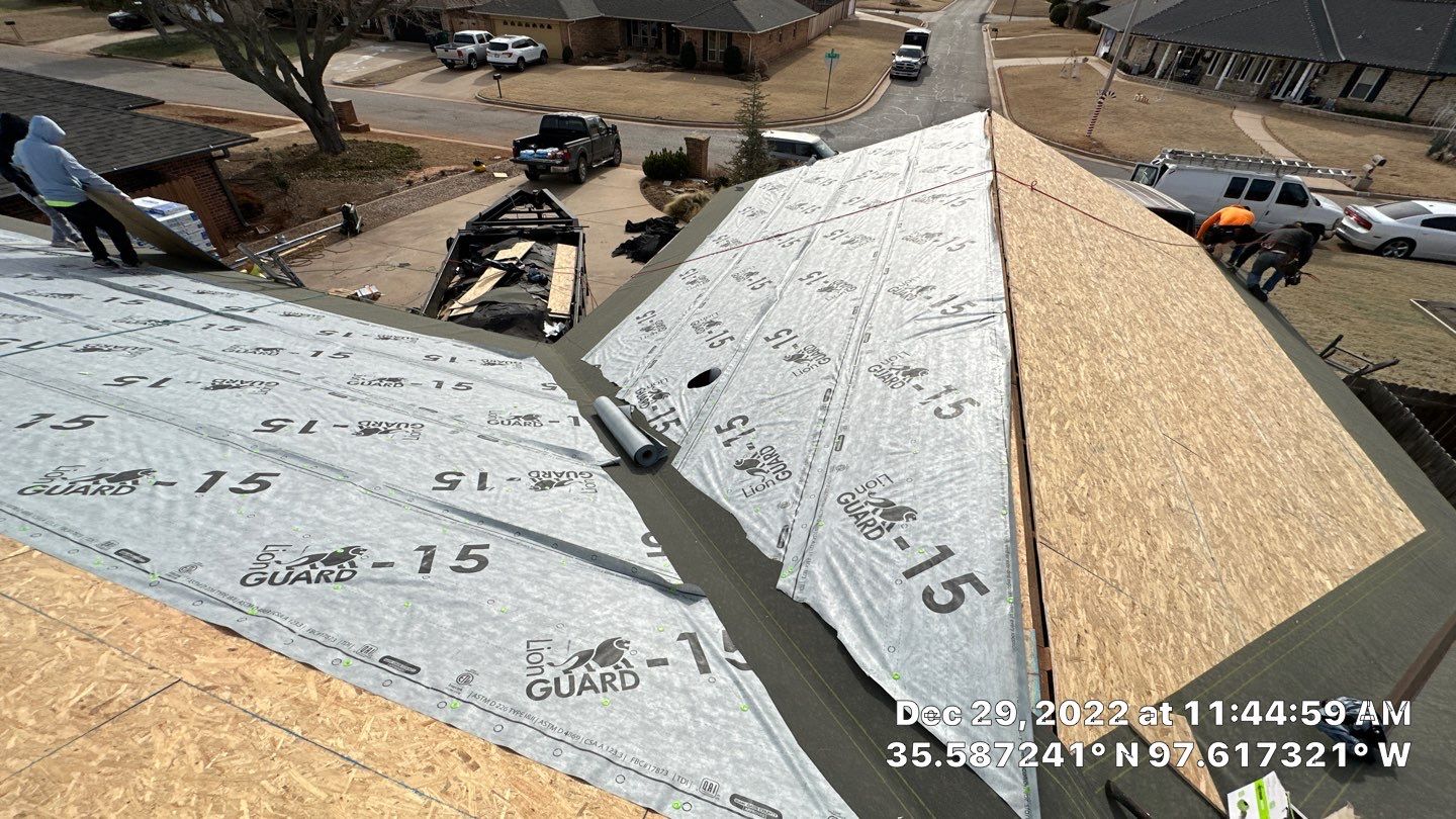 Malarkey Class 3 Antique brown install by Icon Roofing And Construction 