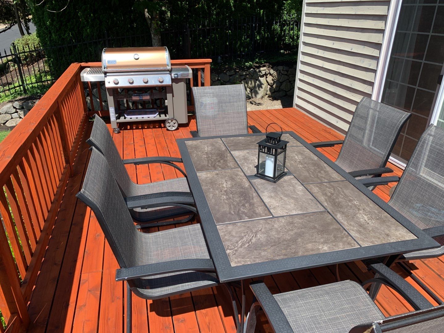 Deck Restoration using Armstrong-Clark Sierra Redwood by Paul Schopp