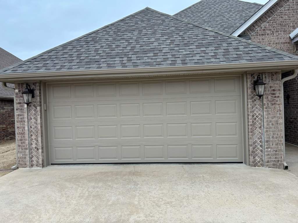 Garage Door Painting Rogers, AR by Chappell Gutter & Exterior