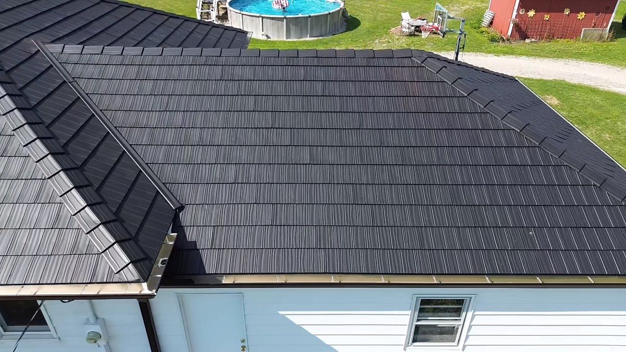 Metal Shake Shingle Roof Installation in Van Wert, Ohio by 4Ever Metal Roofing