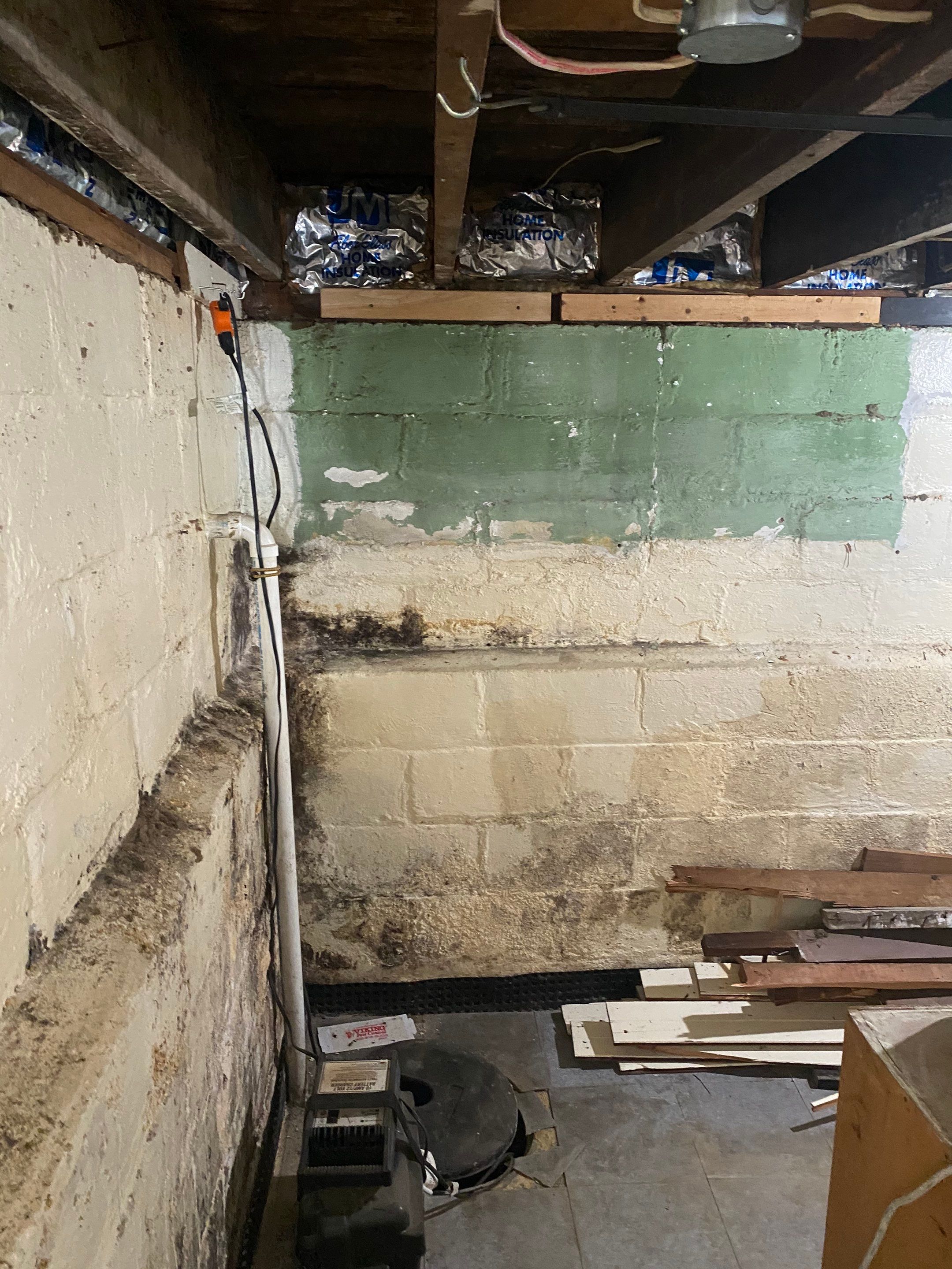 Interior French Drain Job in Bloomfield, NJ by Pure Service Pro, LLC 