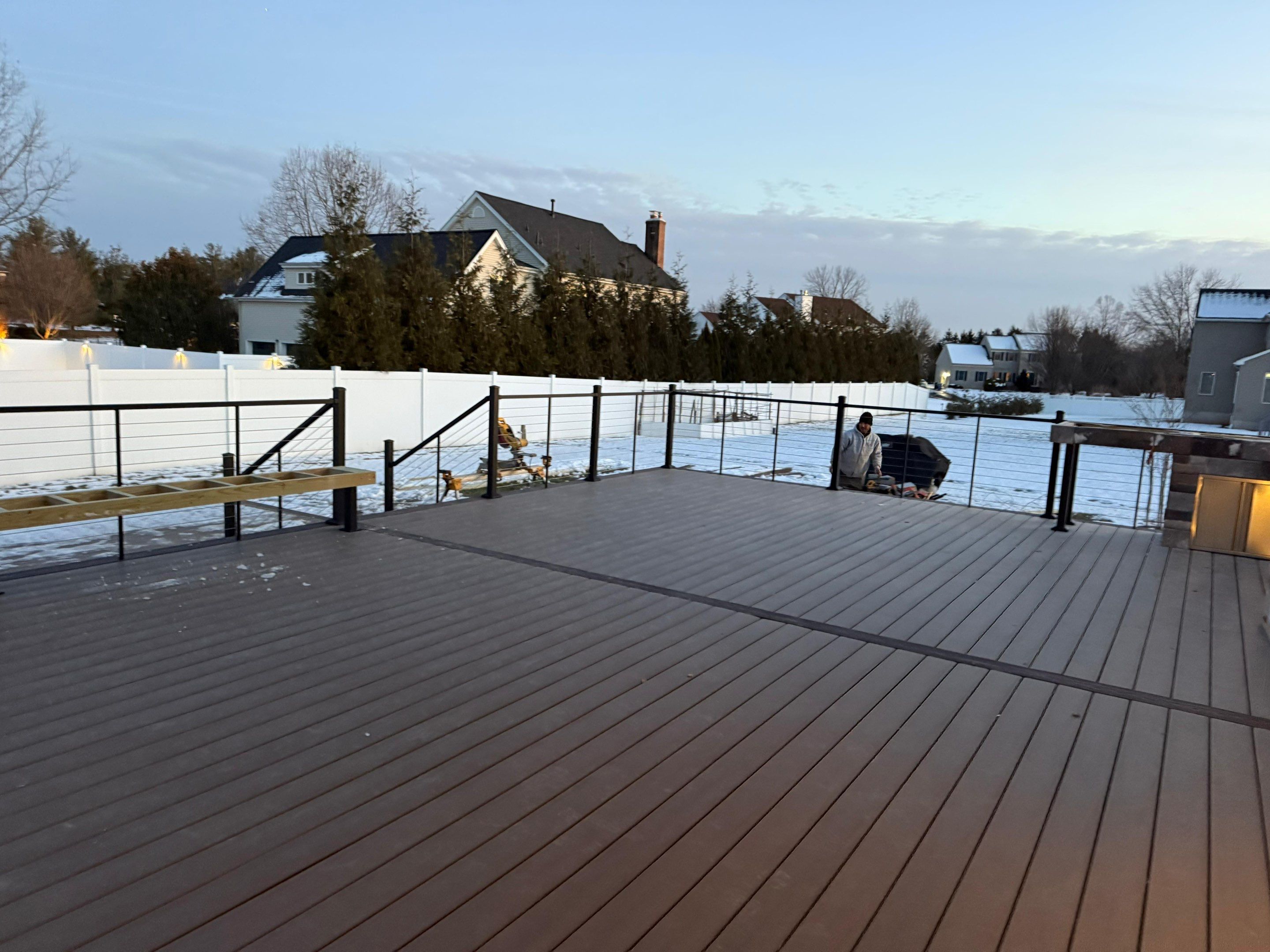 New Deck and outdoor Kitchen In Hillsborough , New Jersey by deck guardian