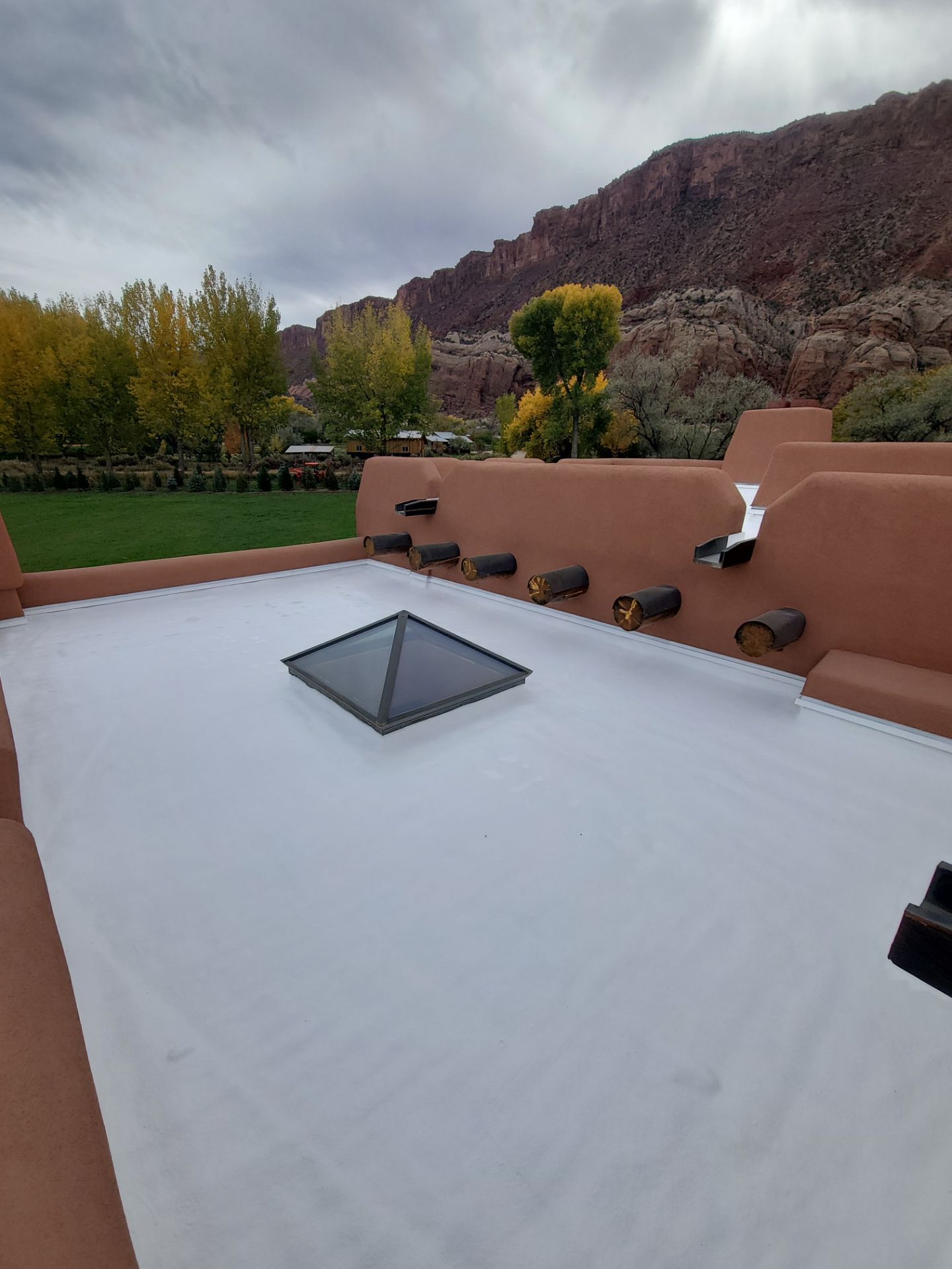 White Flat Roof Installation in Castle Valley, UT by Innovative Roofing Solutions