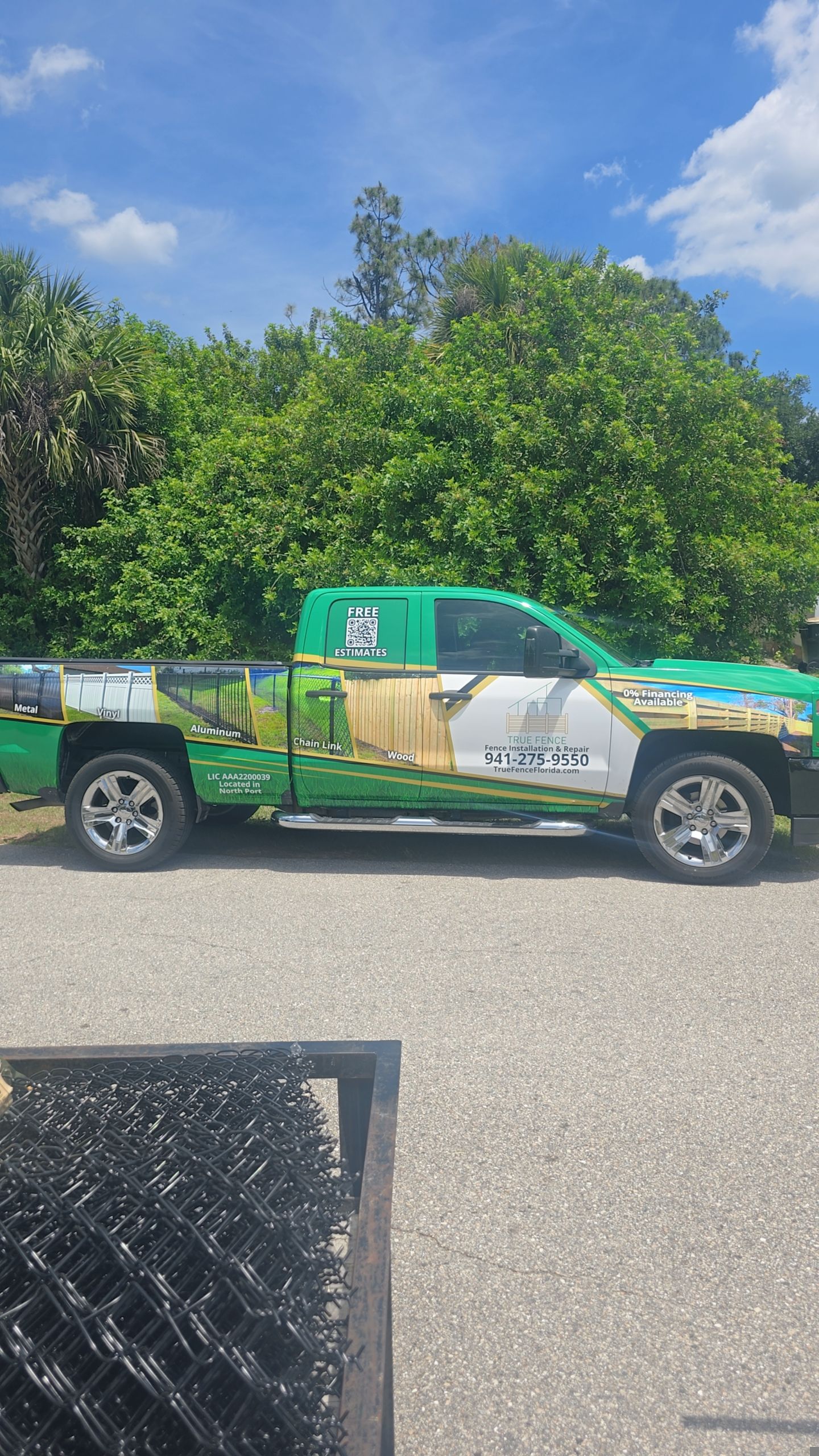 Chain Link Fence in North Port by True Fence LLC