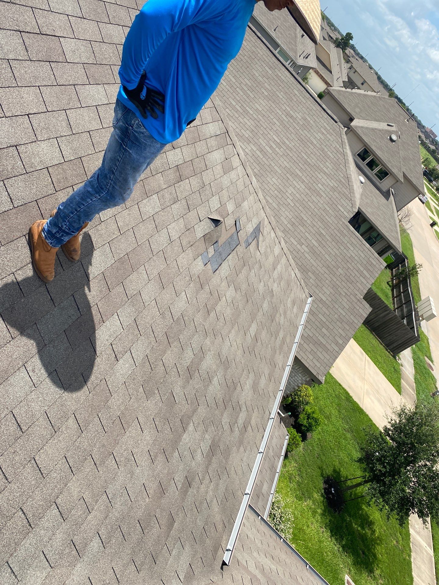 Residential Roofing Repair using Owen's Corning Duration (Lifetime) Shingles by Roof Repair Company