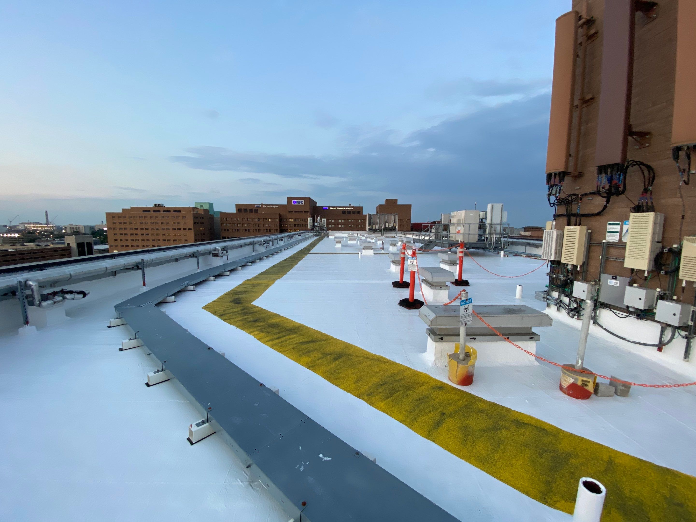 City of Detroit Roof Restoration by Bloomfield Construction & Restoration