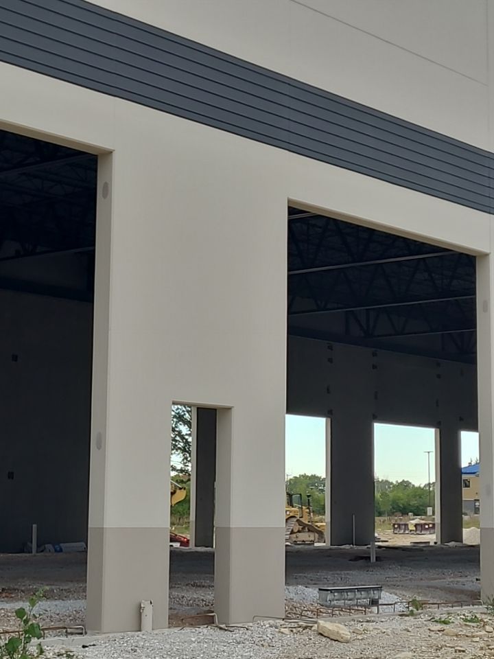 New Construction Precast - Warehouse, Office & Line Striping by Blair Commercial Painting, LLC