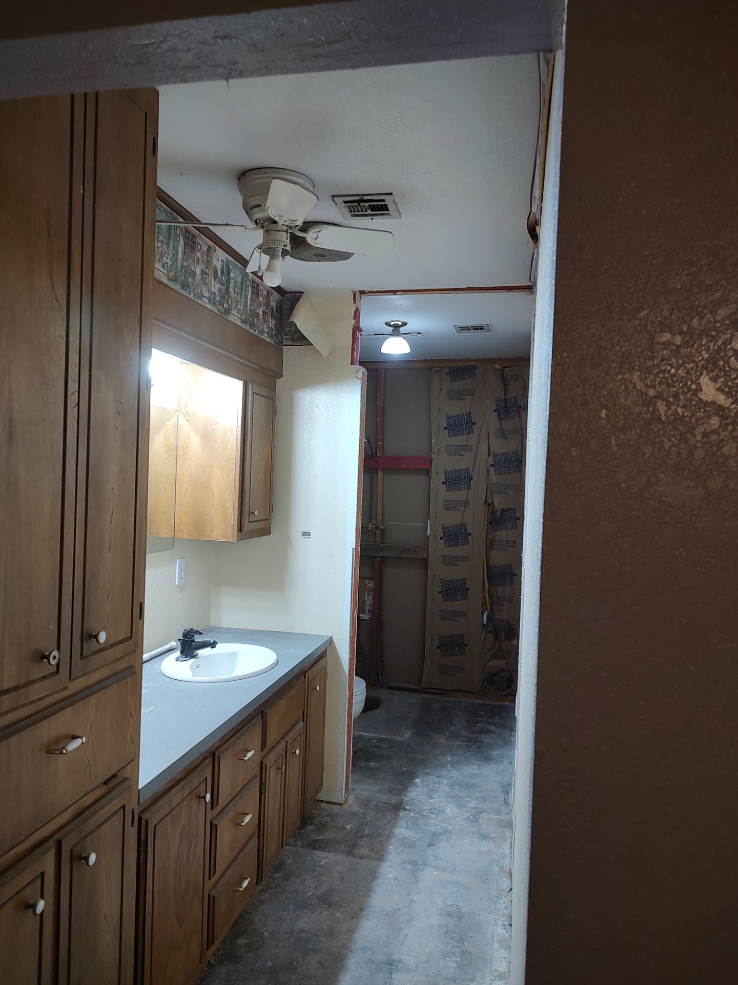 Bathroom remodel w/shower upgrade by In & Out Construction & Remodeling, LLC