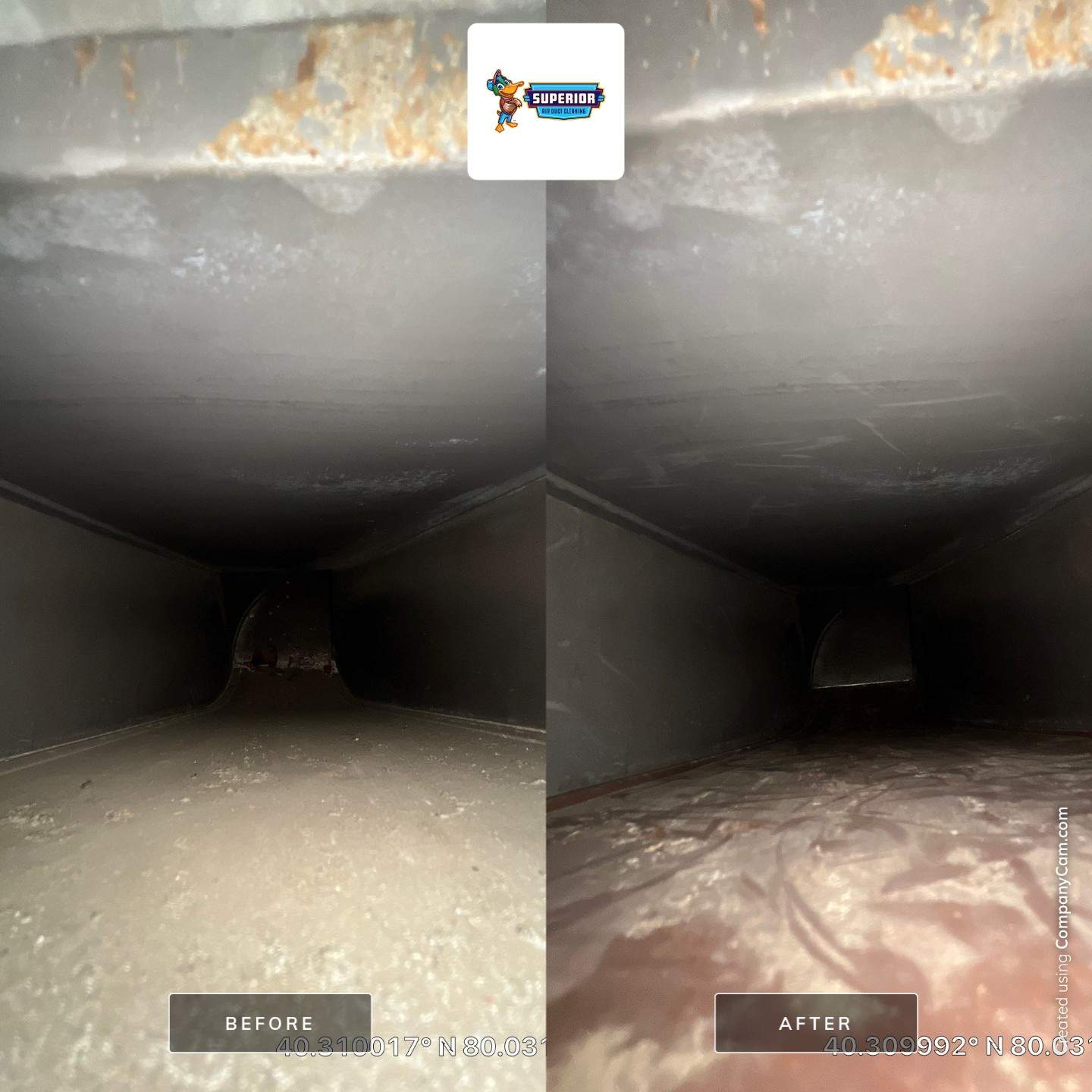 Air Duct Cleaning With a Vacuum Truck in Bethel Park, PA by Superior Air Duct Cleaning