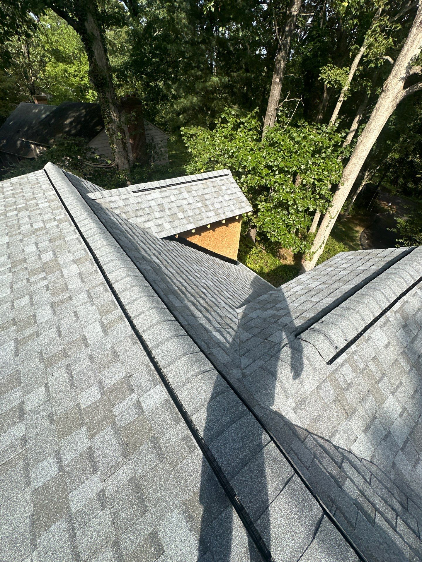 Architectural Shingle Roof Replacement as Part of an Addition by Cade Construction