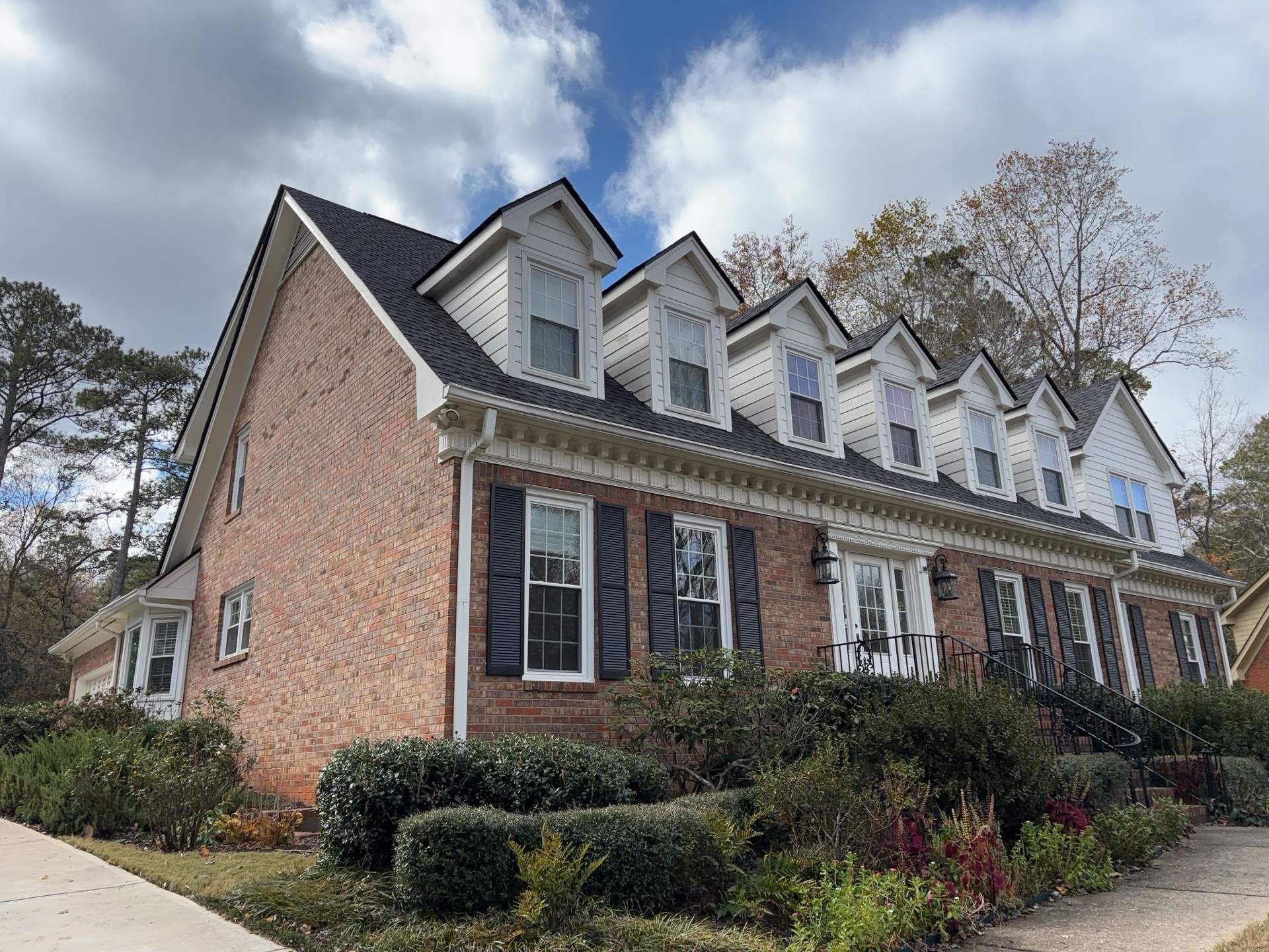 Dormer Siding Replacement using James Hardie Lap Siding in Atlanta, GA by Nelson Exteriors 