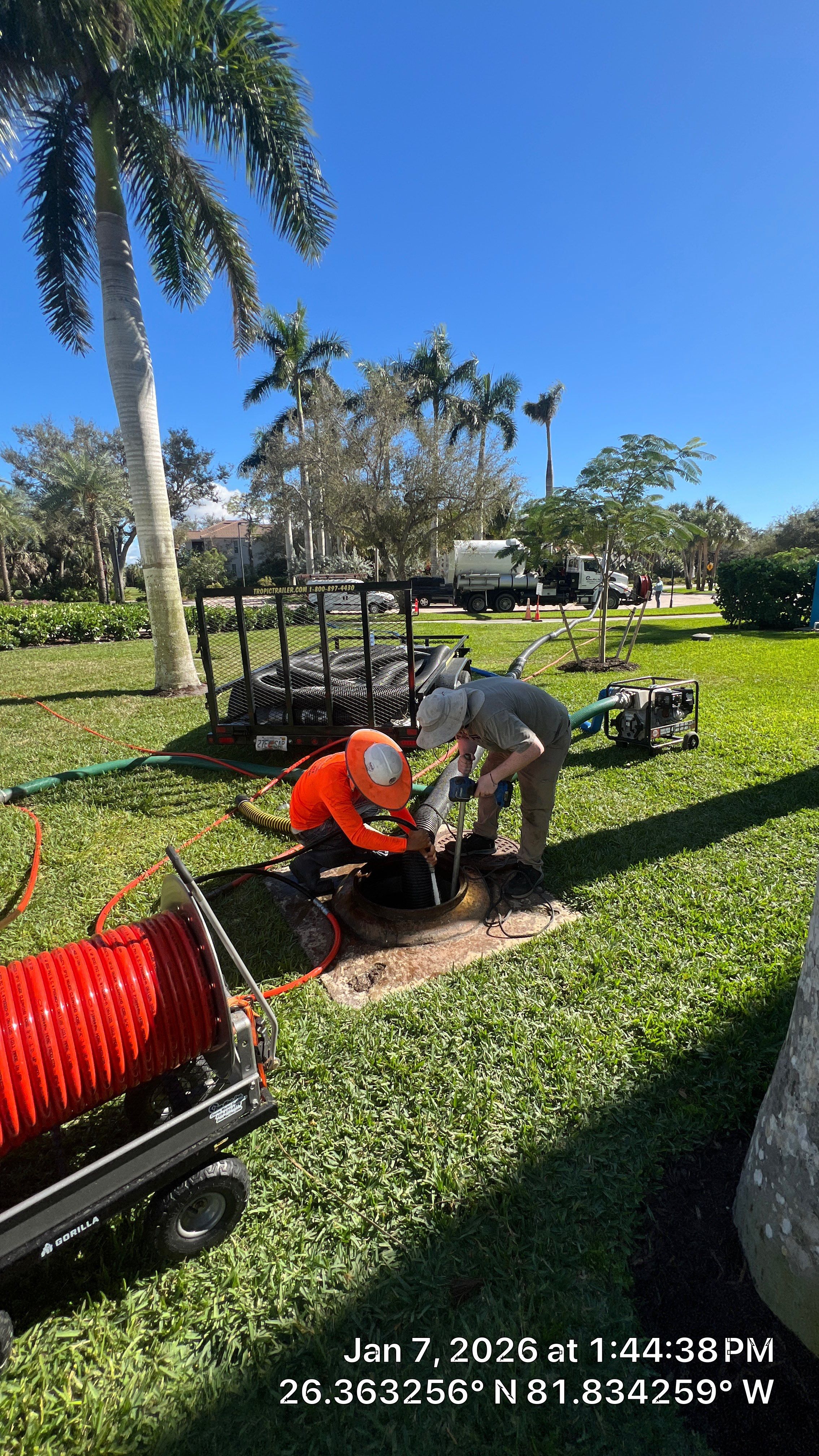Bonita Bay Condo Stormwater System Maintenance with PRS by APS Power & Water