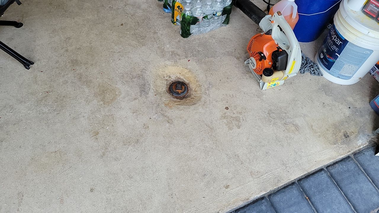 1-Car Penntek Garage Floor in Orbit by Spectrum Painting, LLC