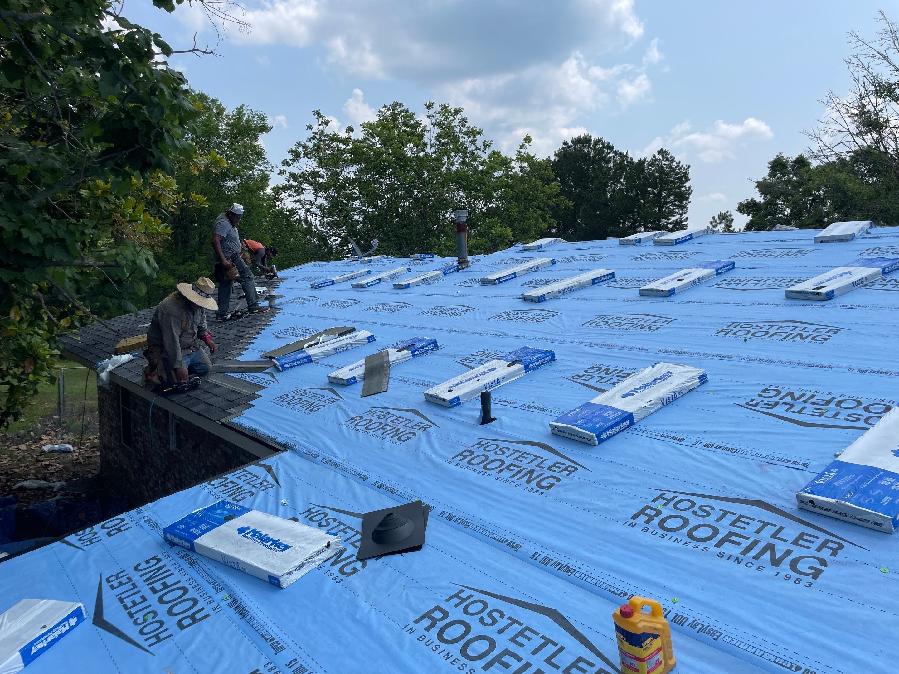 Storm Restoration Reroof: 40 Year Impact Rated Architectural Shingle by Hostetler Roofing