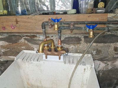 Laundry Tub Faucet and Washer Valve Replacement and Repair