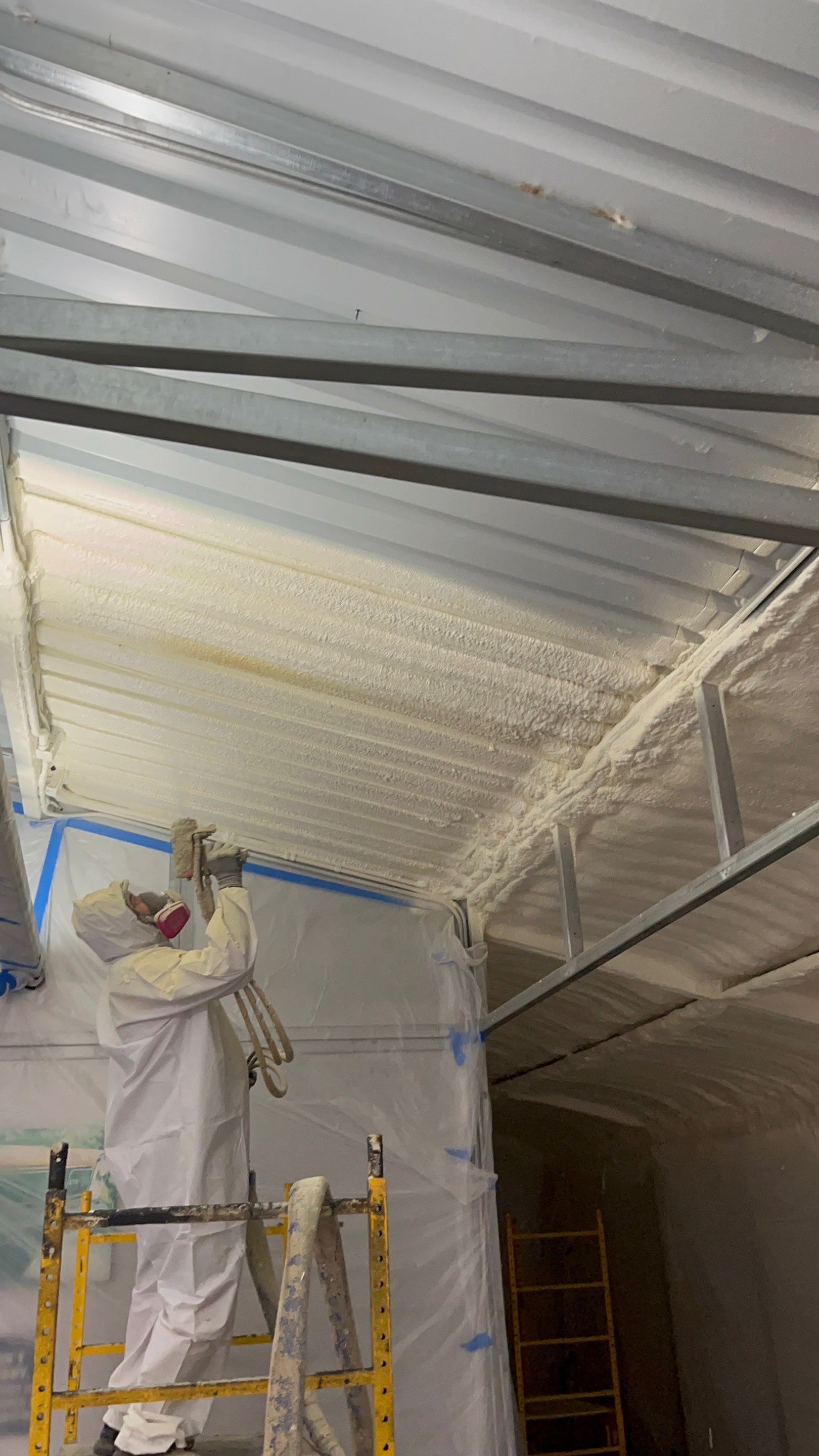 Sunnyvale Tx, Close cell spray foam custom garage  by Apex Insulation Solutions