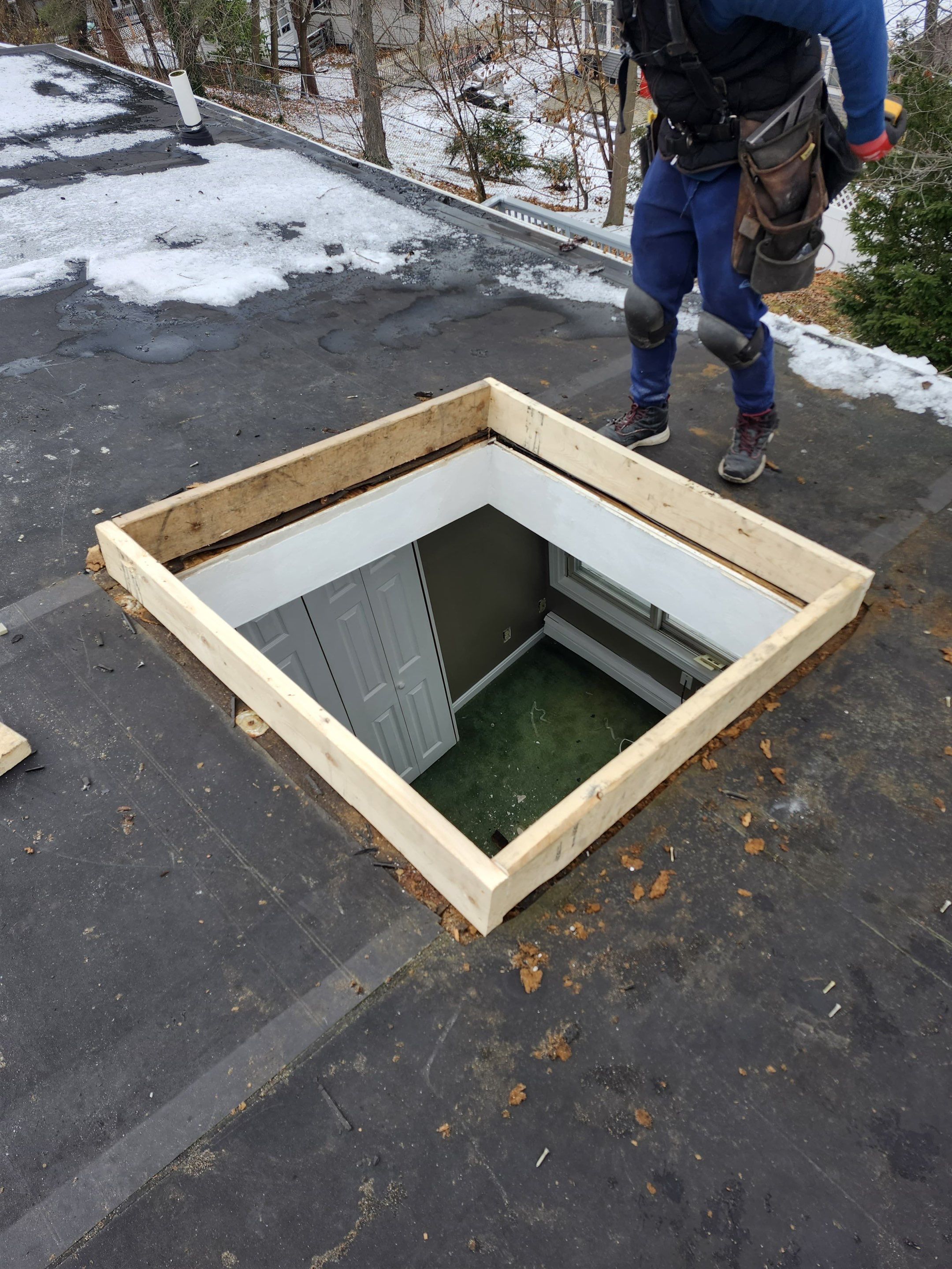 Roofing, Skylight & Chimney Project in Burlington by Mighty Dog Roofing of Greater Middlesex County
