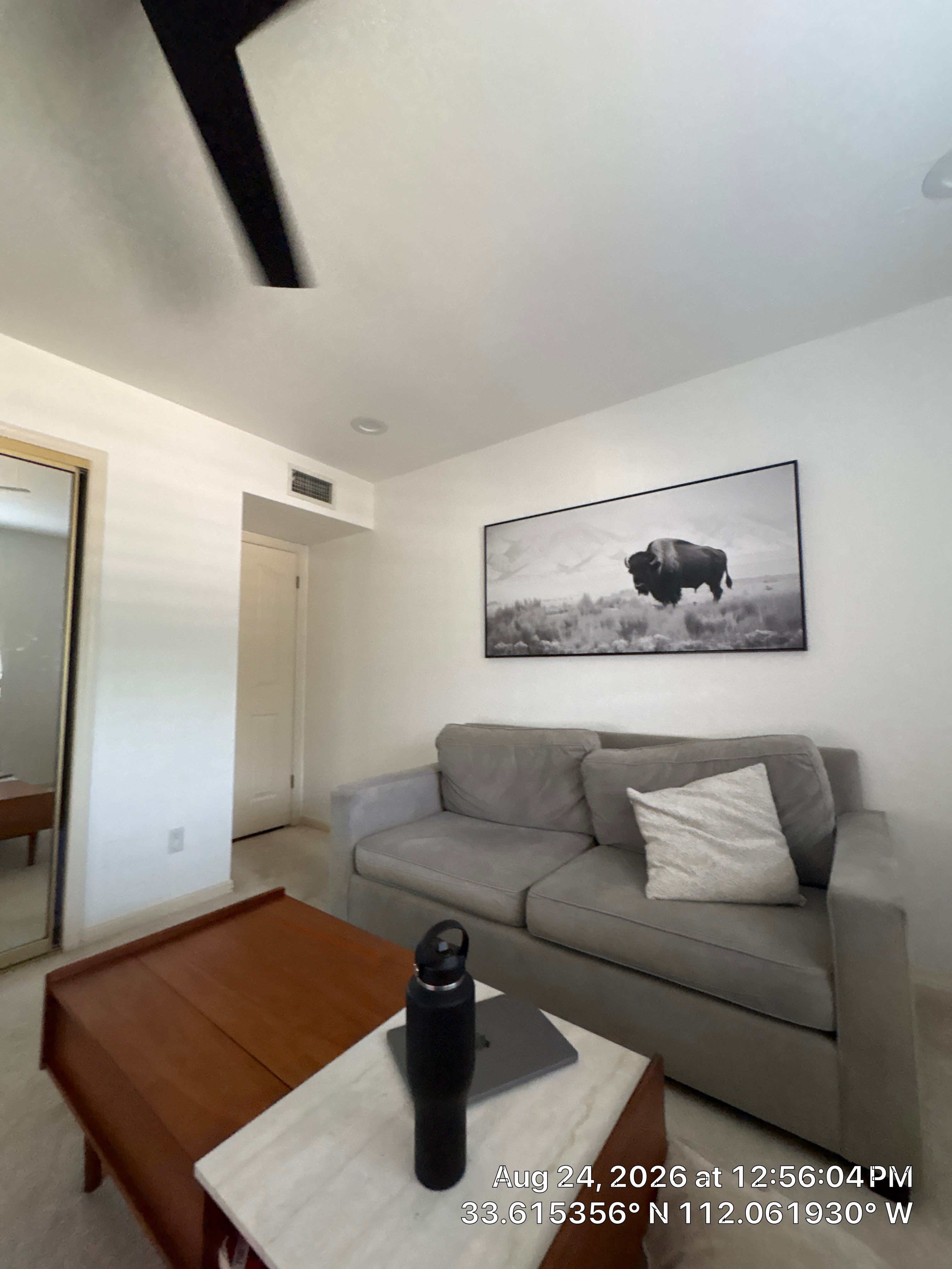 Home Office Renovation Featuring Custom Accent Wall in Phoenix by CompanyCam Sales Demo