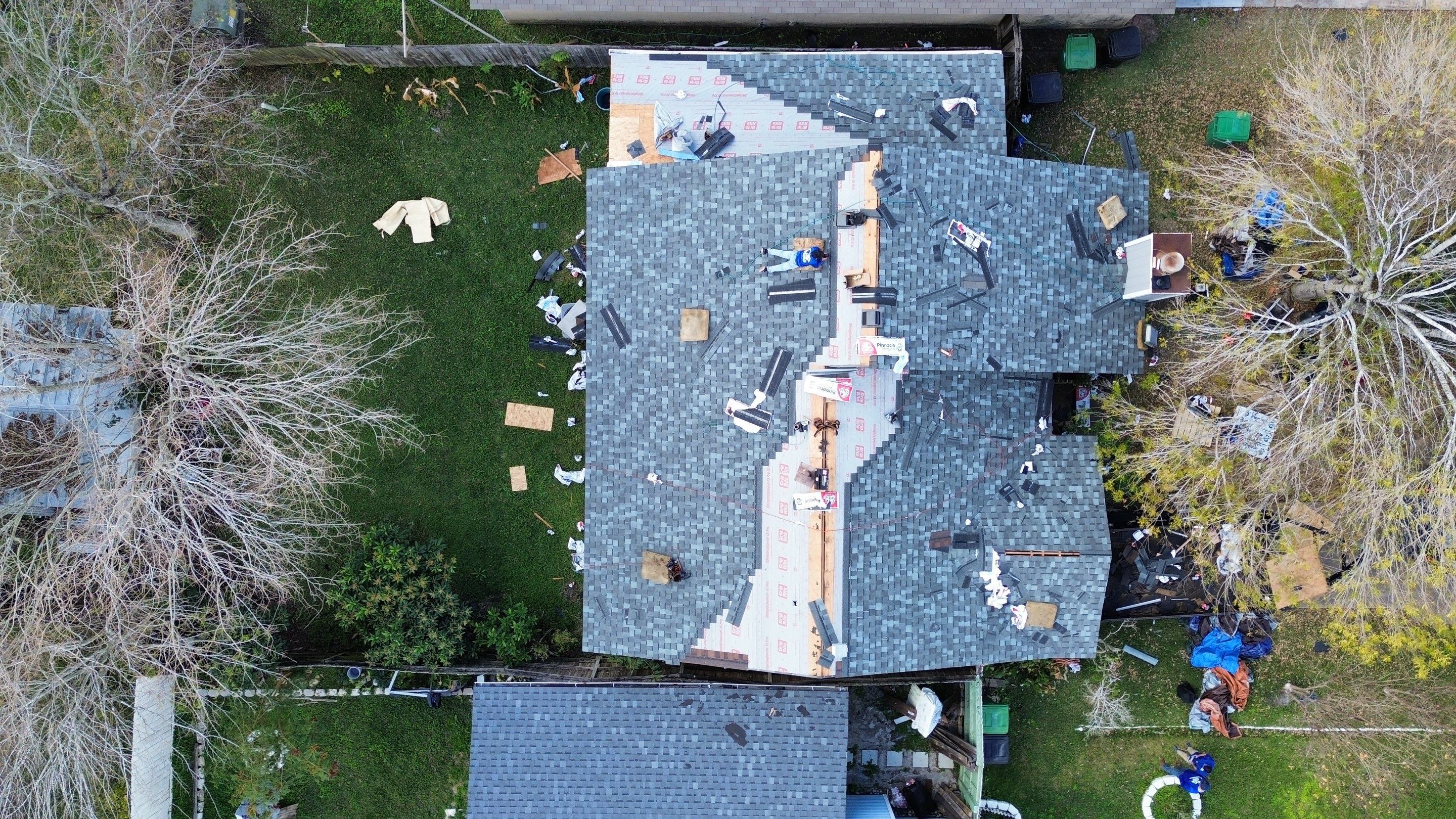 Roof Damage using Atlas Pinnacle - Hearthstone by CAP Roofing and Construction LLC