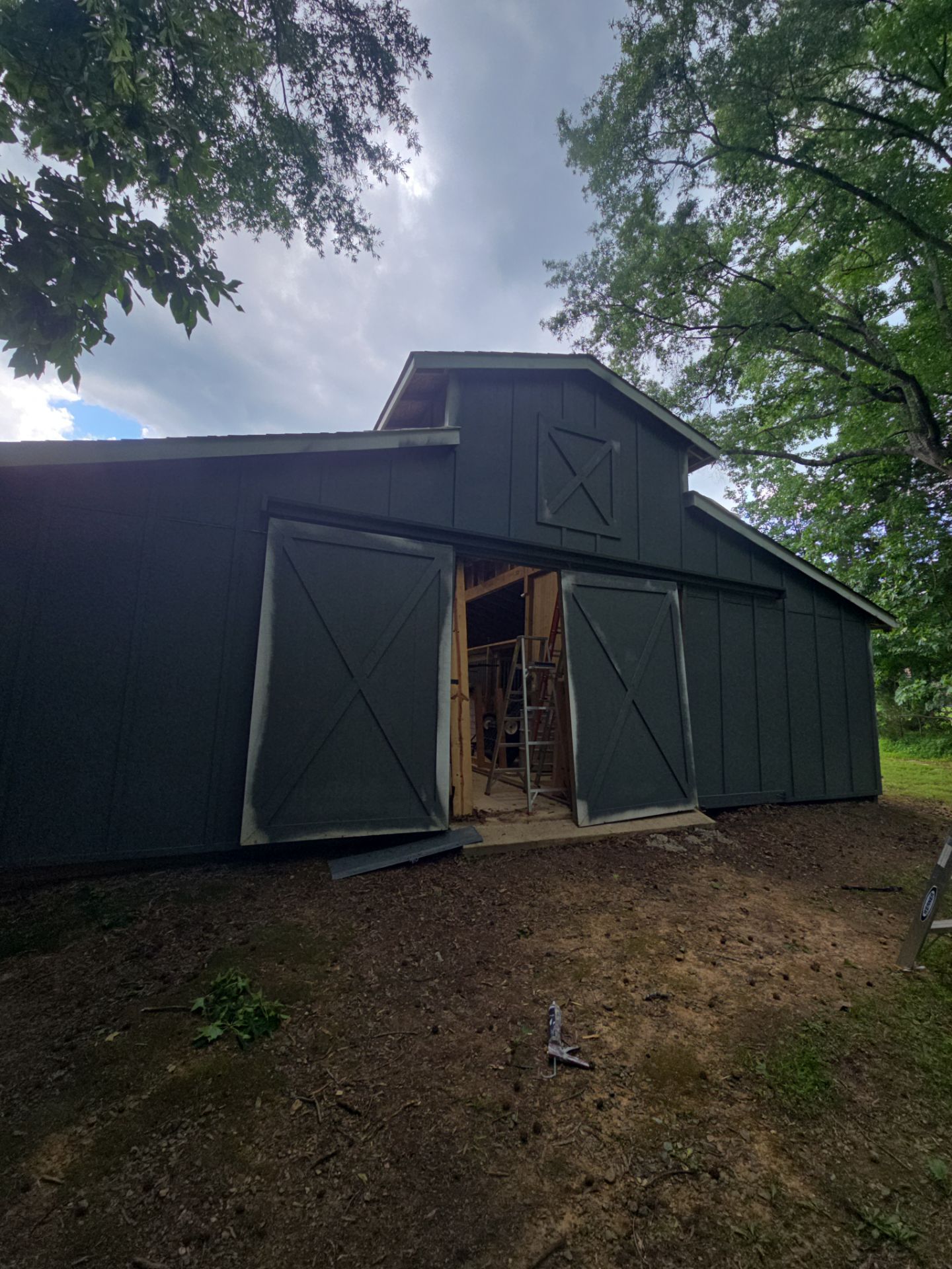 Siding replacement, exterior painting, and front door staining. by GonzalezPainters & Contractors Inc