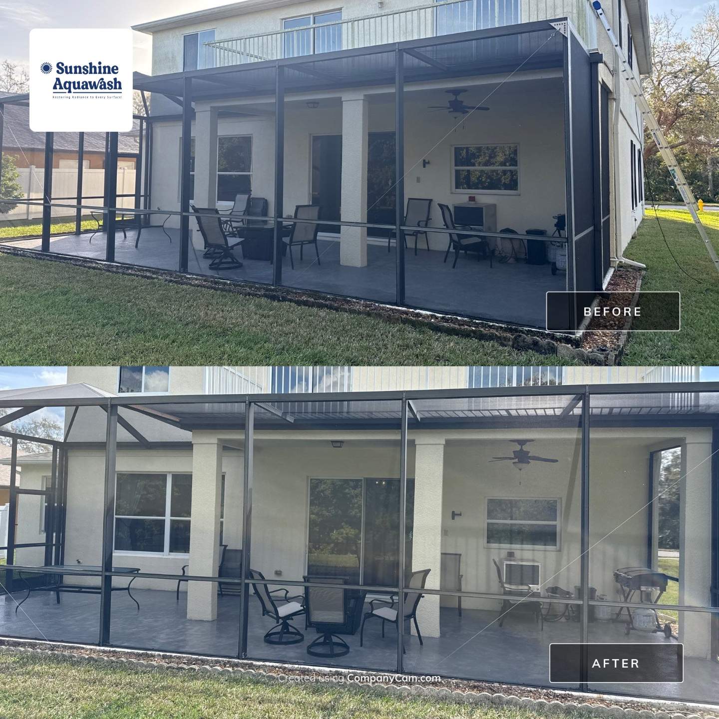 Barrington Ridge 2-Story House & Driveway Cleaning – Before & After Transformation! by Sunshine AquaWash