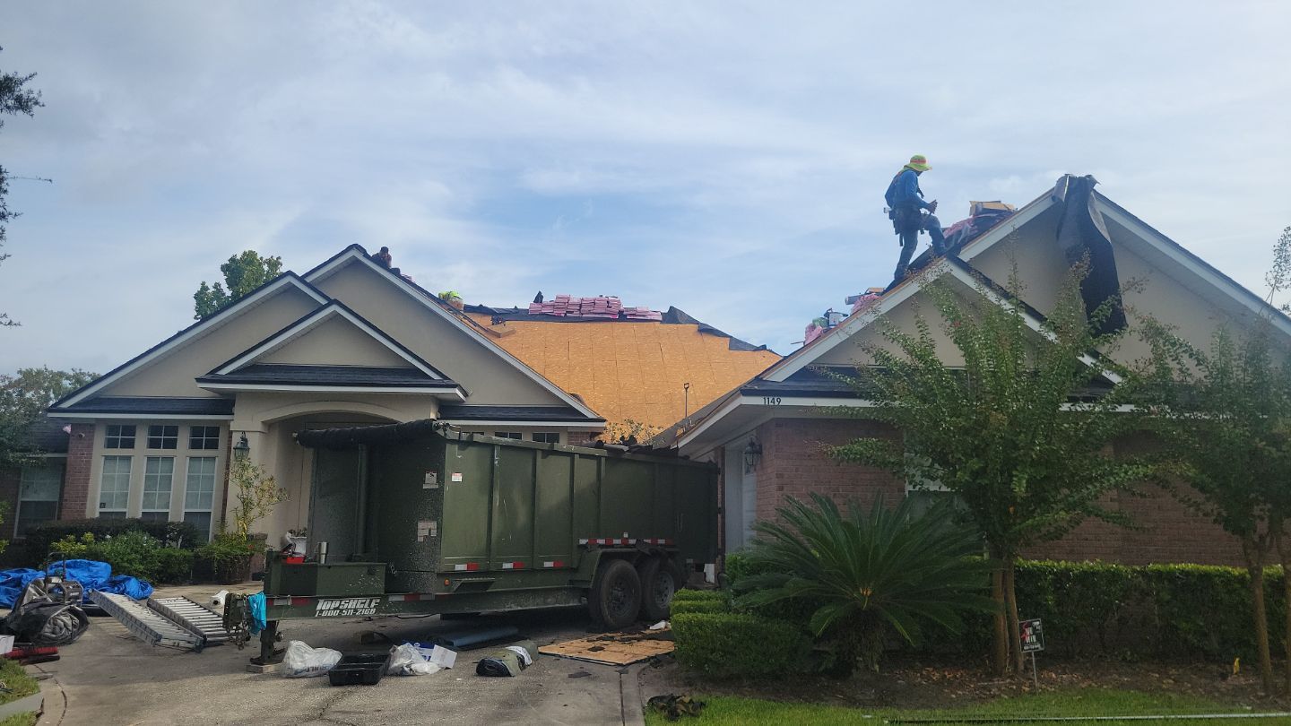 Residential Roofing Installation using Owens Corning TruDefinition Duration Shingles by Galaxy Builders, Inc.