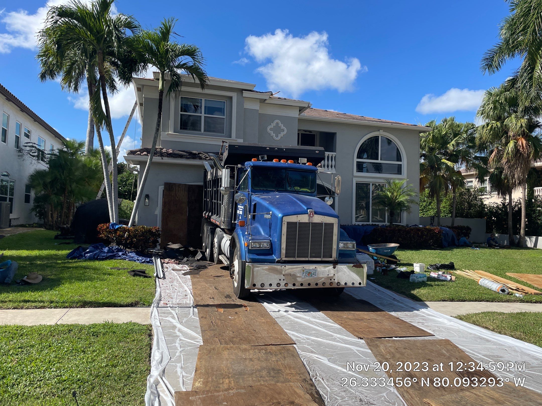 Residential Roofing Installation using Eagle Roofing Tile by BLUES BROTHERS ROOFING