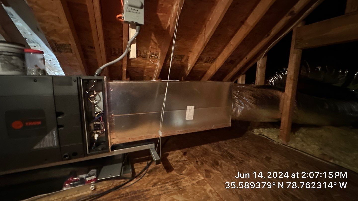 2 Trane XV20i Split System Install by Nick's Mechanical LLC.