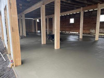 Pole Barn floor
