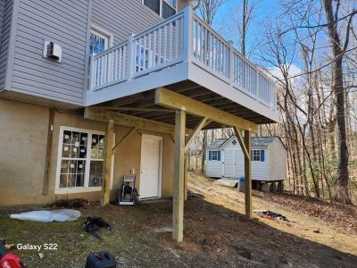 Deck Installation using Composite Deck