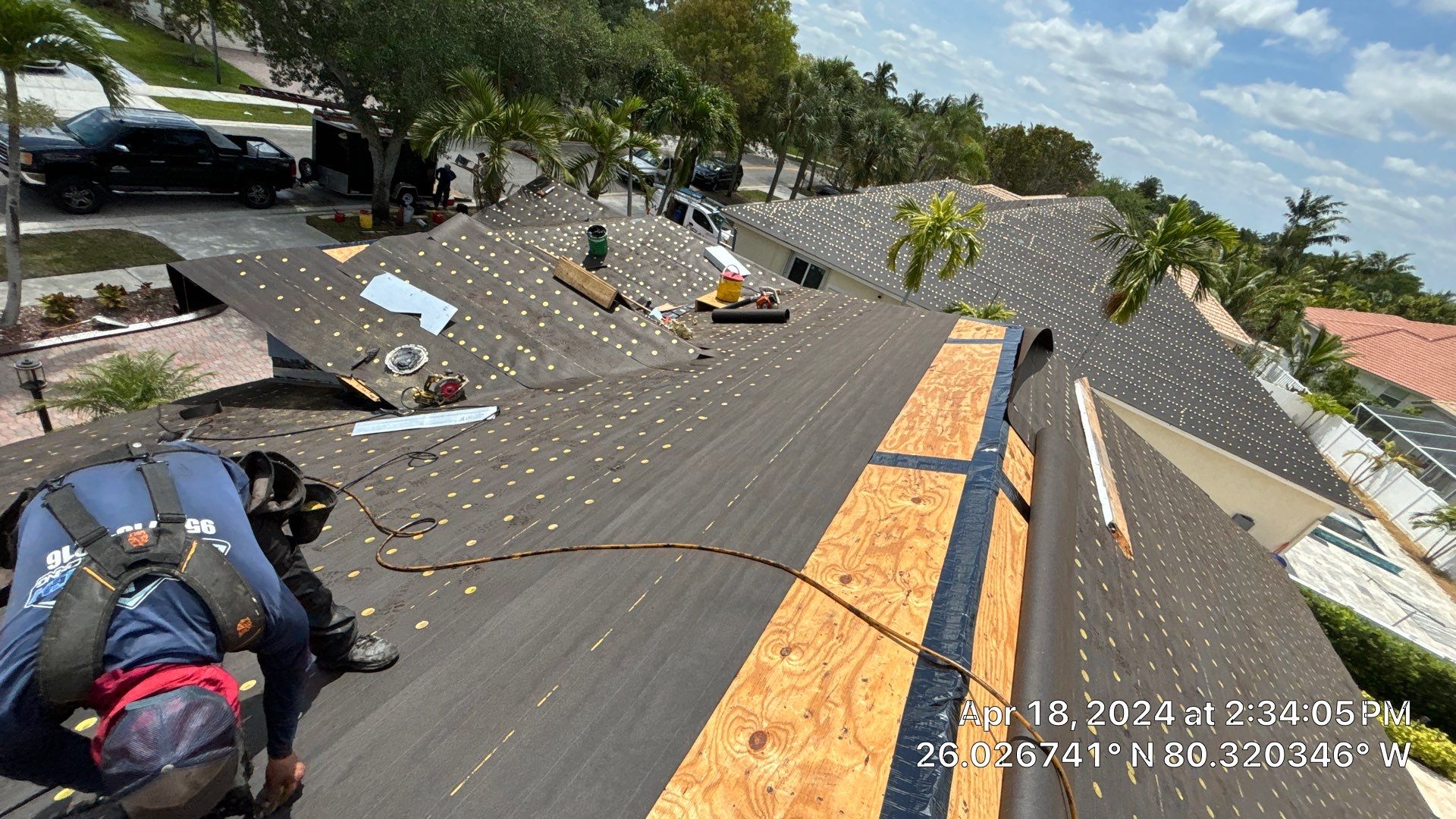 Roof Replacement from Tiles to Metal by Earl W. Johnston Roofing