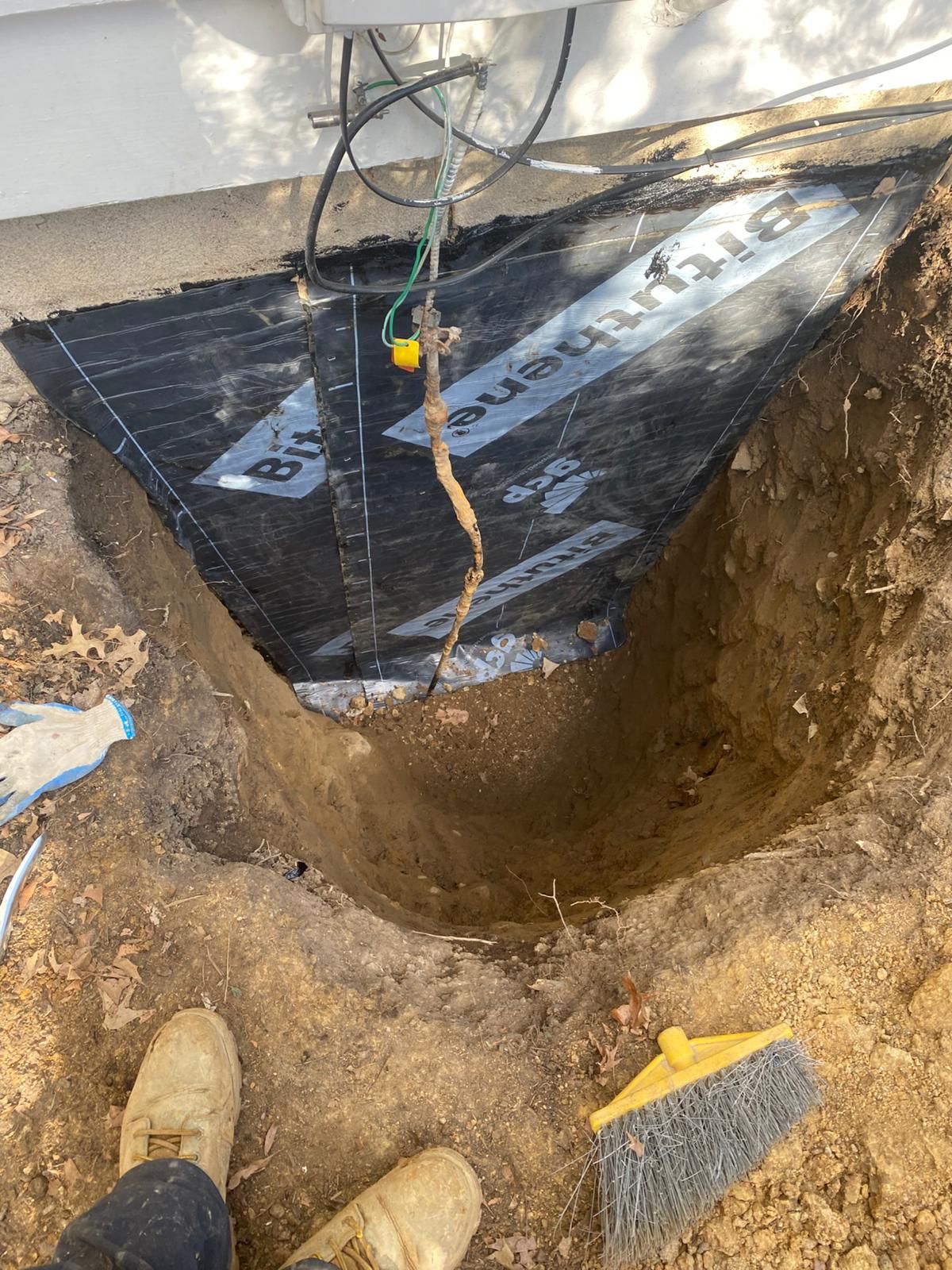 Interior French Drain in Princeton, NJ by Pure Service Pro, LLC 