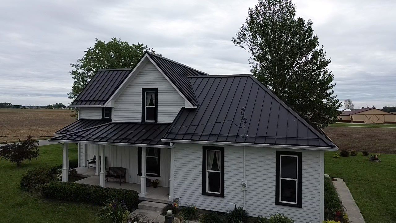 Standing Seam Metal Roof Transformation in Atlanta, IN by 4Ever Metal Roofing