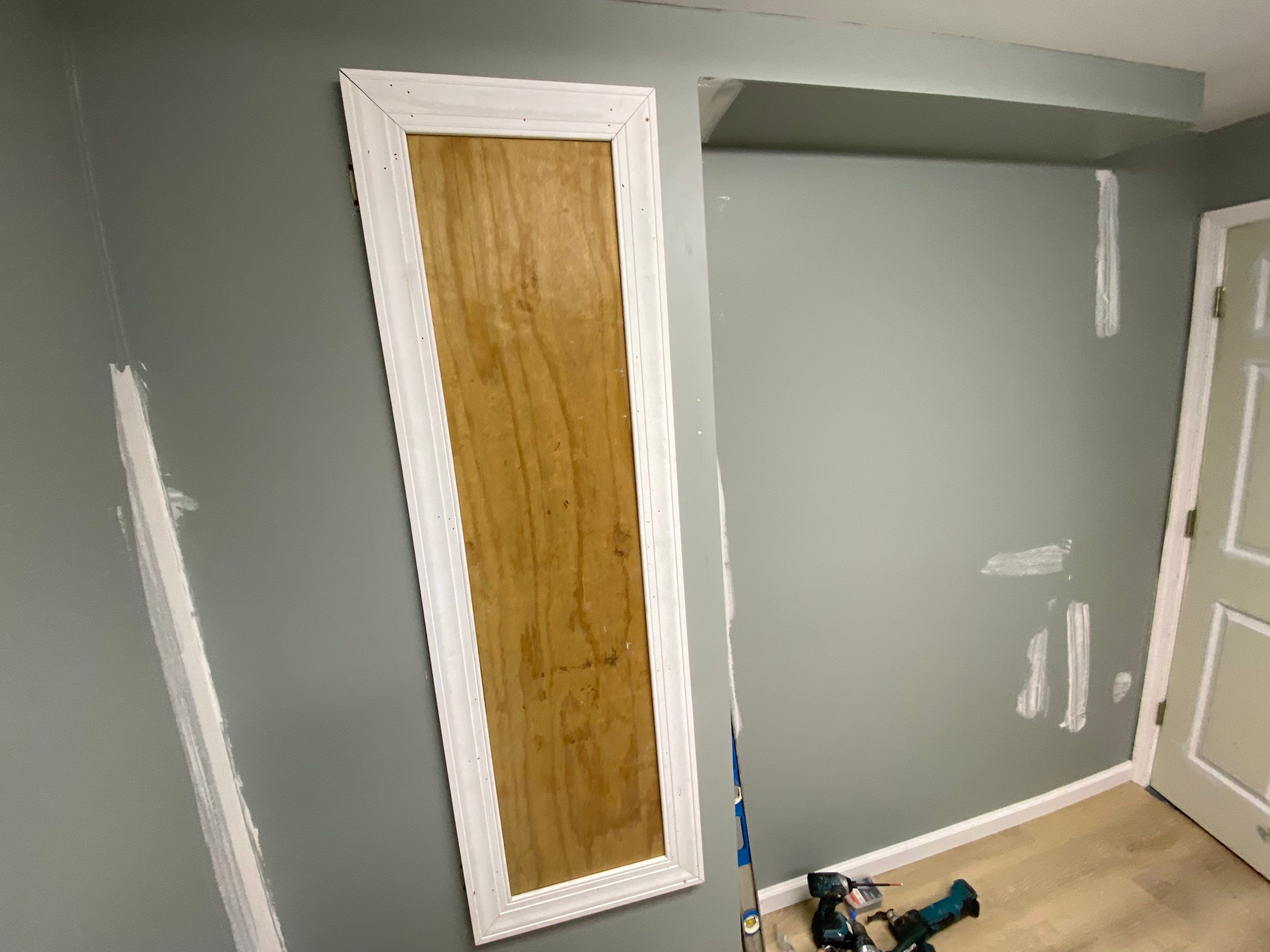 Laundry Room Redmodel using Lifeproof Luxury Vinyl Plank Flooring by The Smet Companies, LLC
