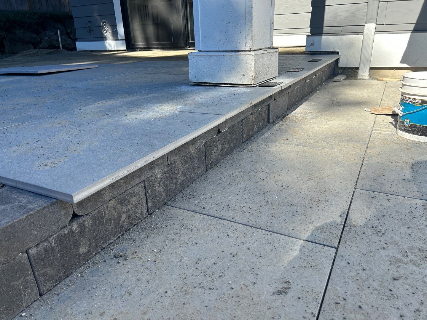 Hardscaping Back Patio Landscape Project  by Jireh Asphalt & Concrete Inc 