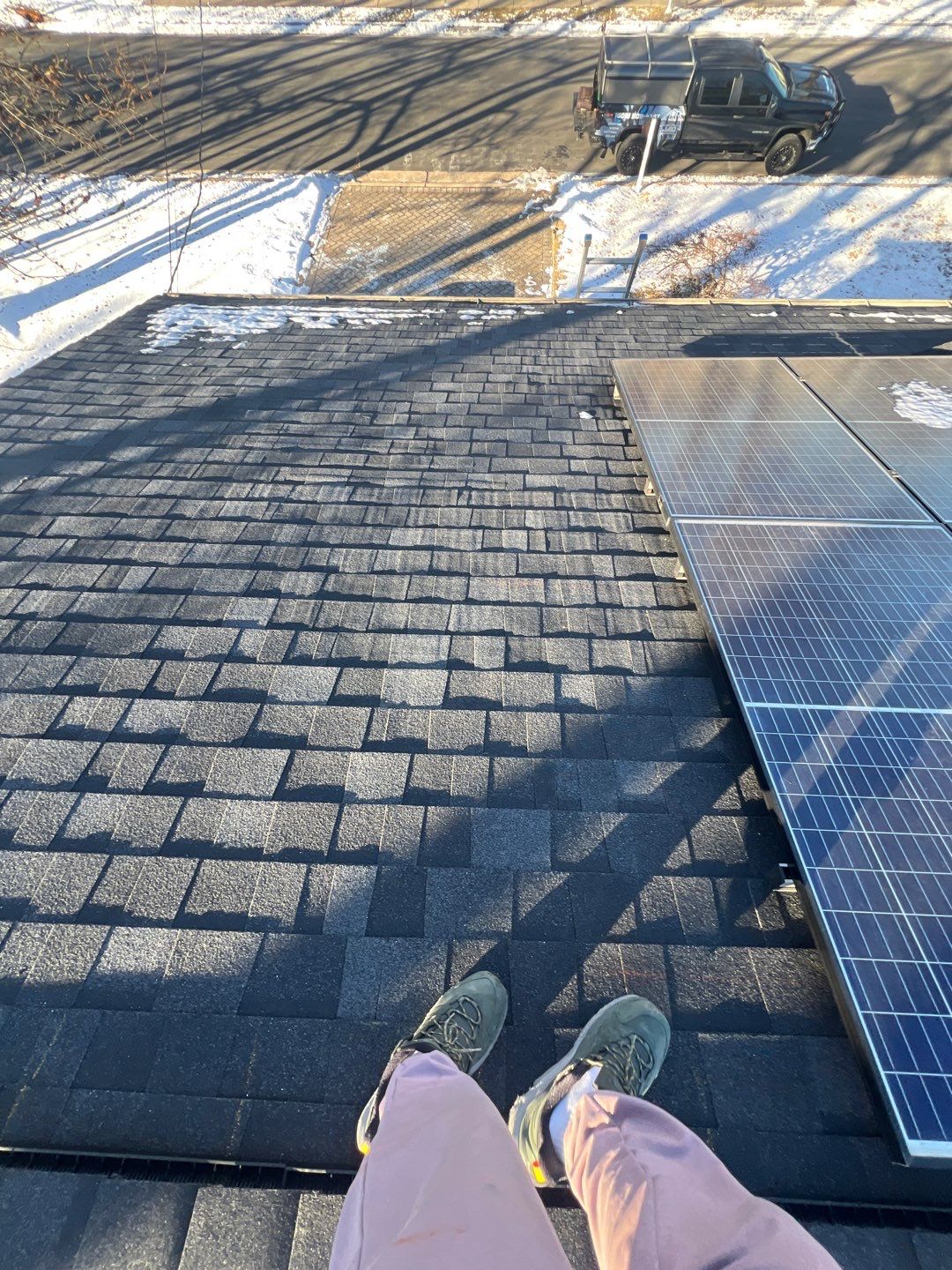 Onyx Black Shingles by Reimagine Roofing
