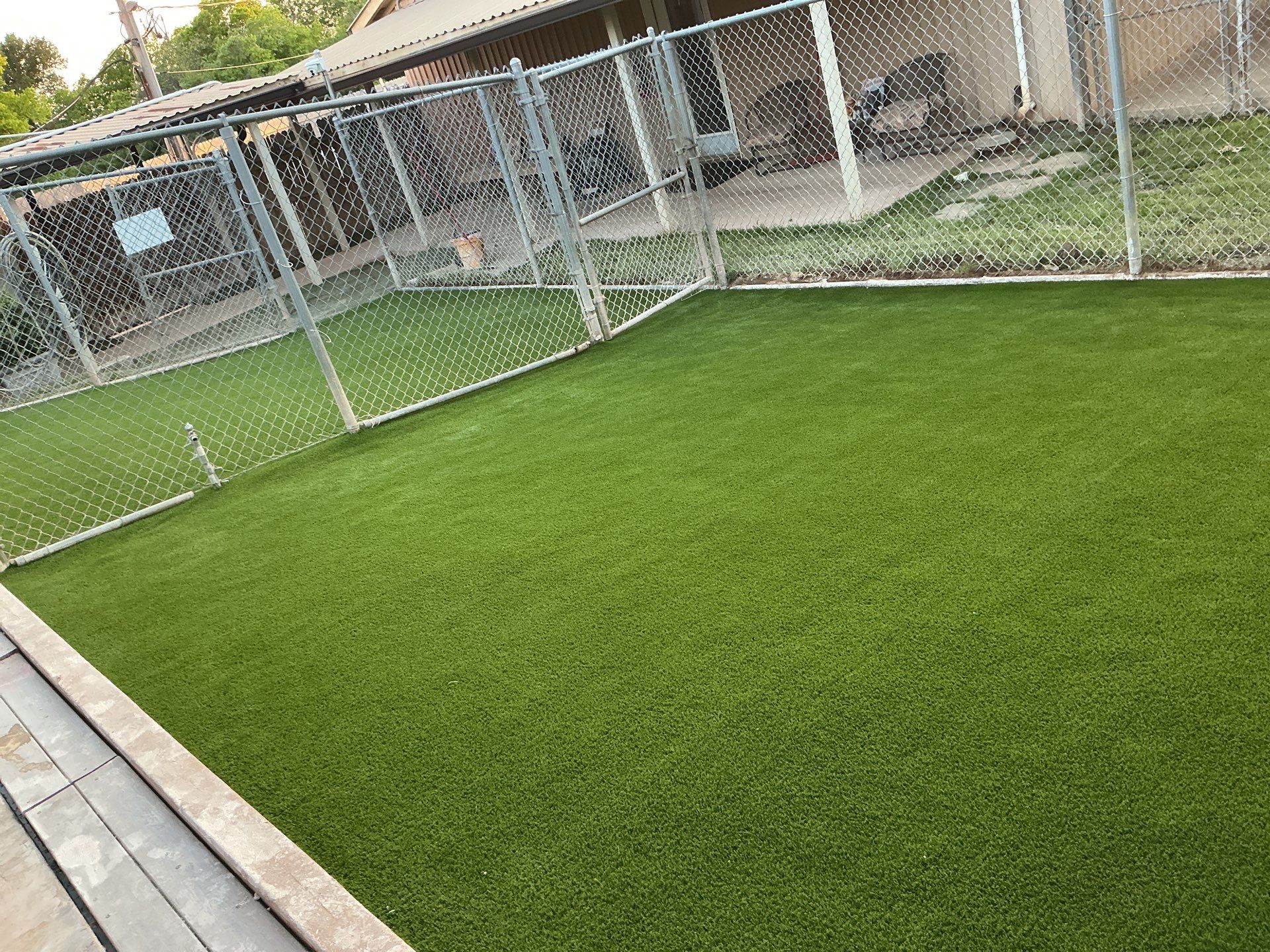 Synthetic Turf Installation using Pet Turf by Turf Concepts