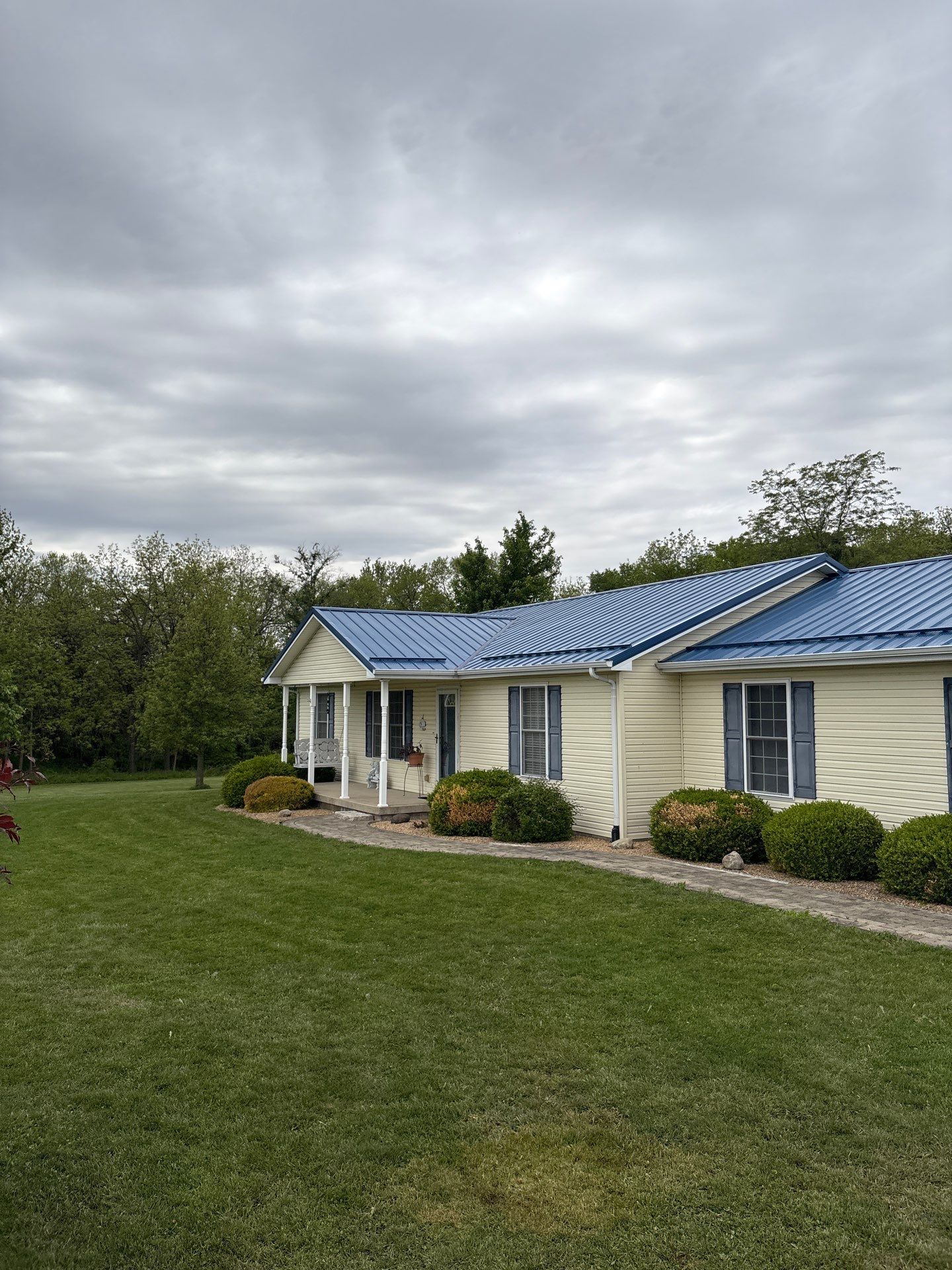 M Panel Metal Roofing - Gallery Blue by Hoel Roofing & Remodeling
