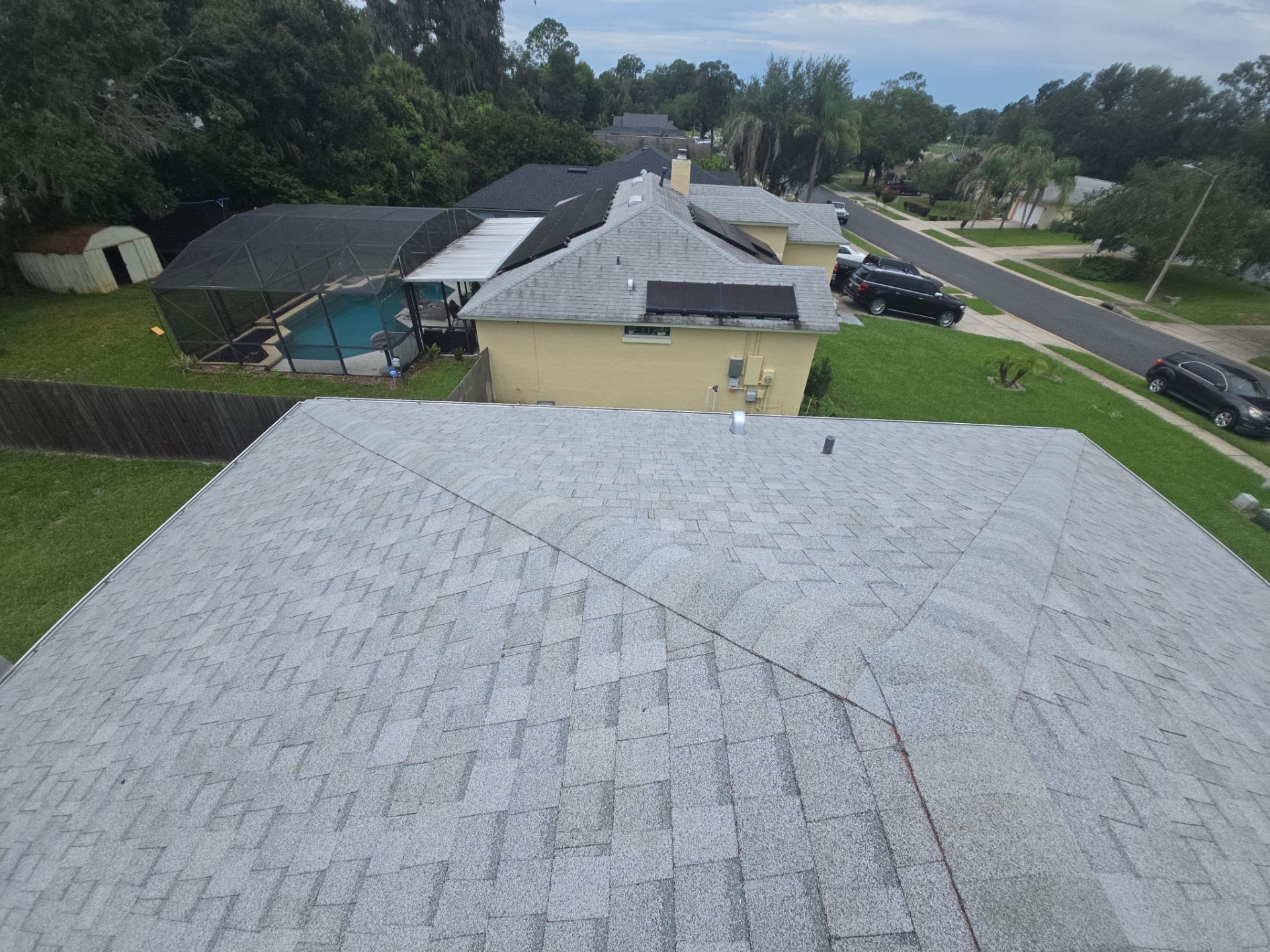 Atlas Pinnacle Pristine Oyster Shell Roof Installation in DeLand by Pinnacle Roofing Group
