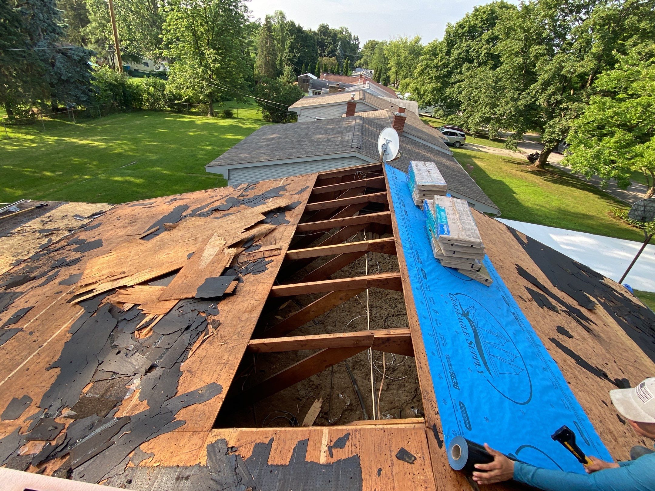 Roof Replacement using CertainTeed Landmark by 180 Contractors