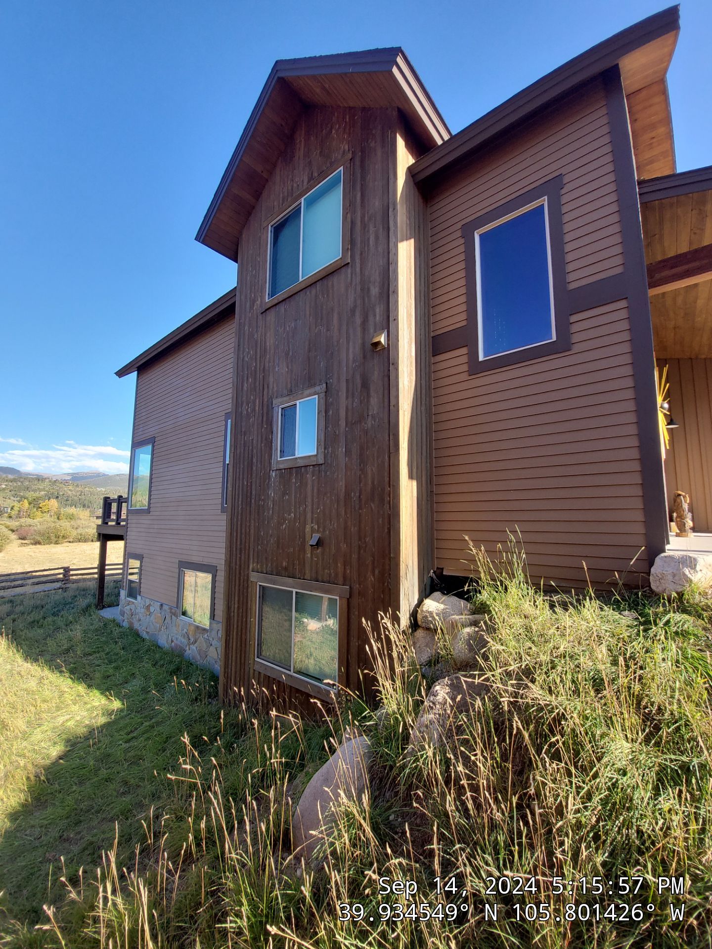 Exterior Painting Using Stain by Wheatley Creek Services