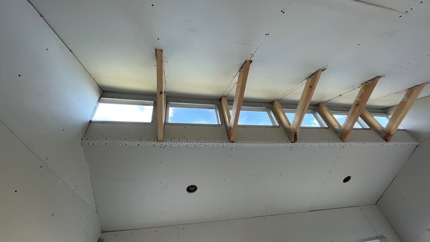 Outdoor Office Shed Interior Remodel in Longwood: From Drywall to Paint by HandyMangum