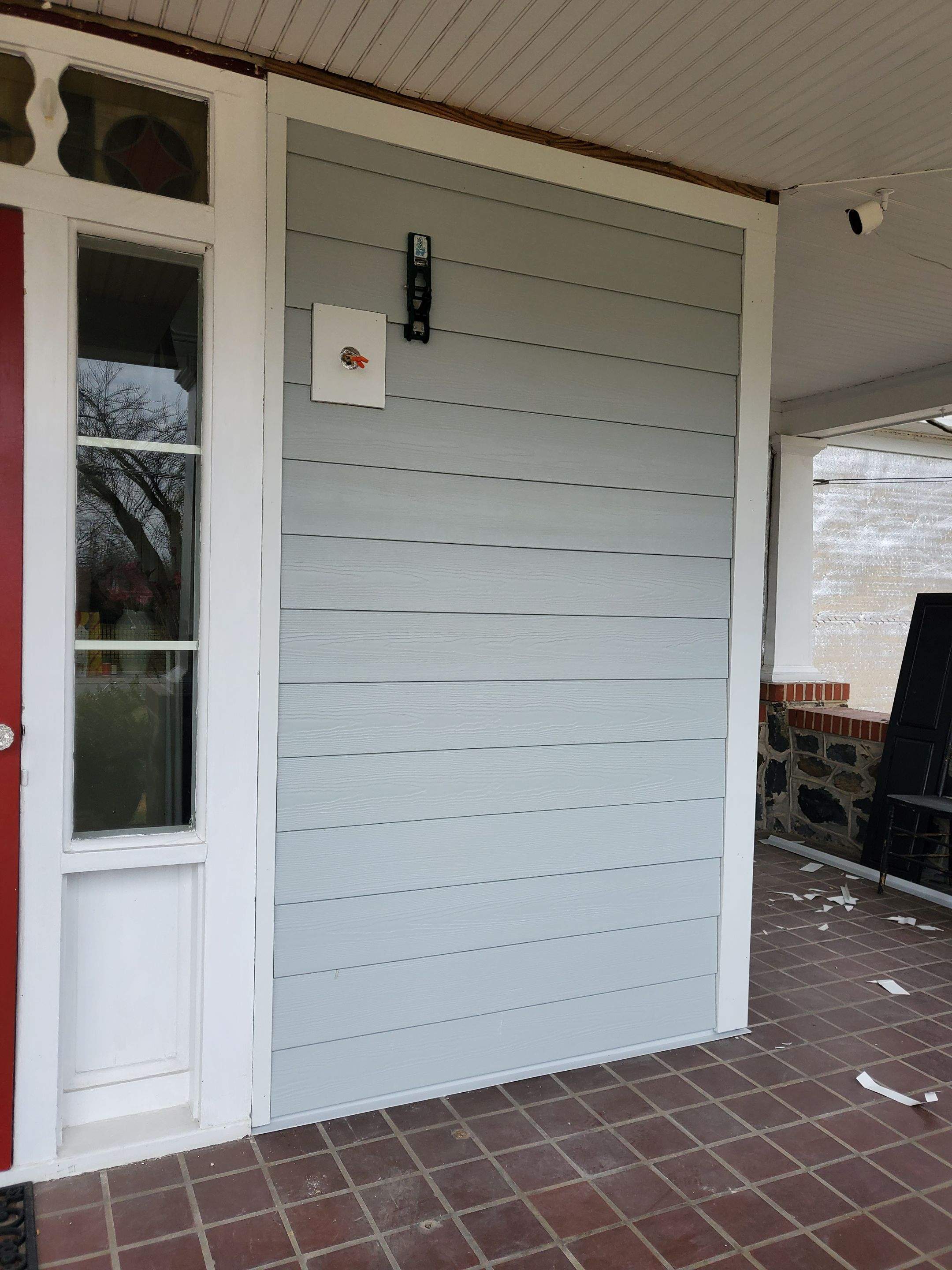 Siding Replacement using James Hardie siding by American Home Contractors