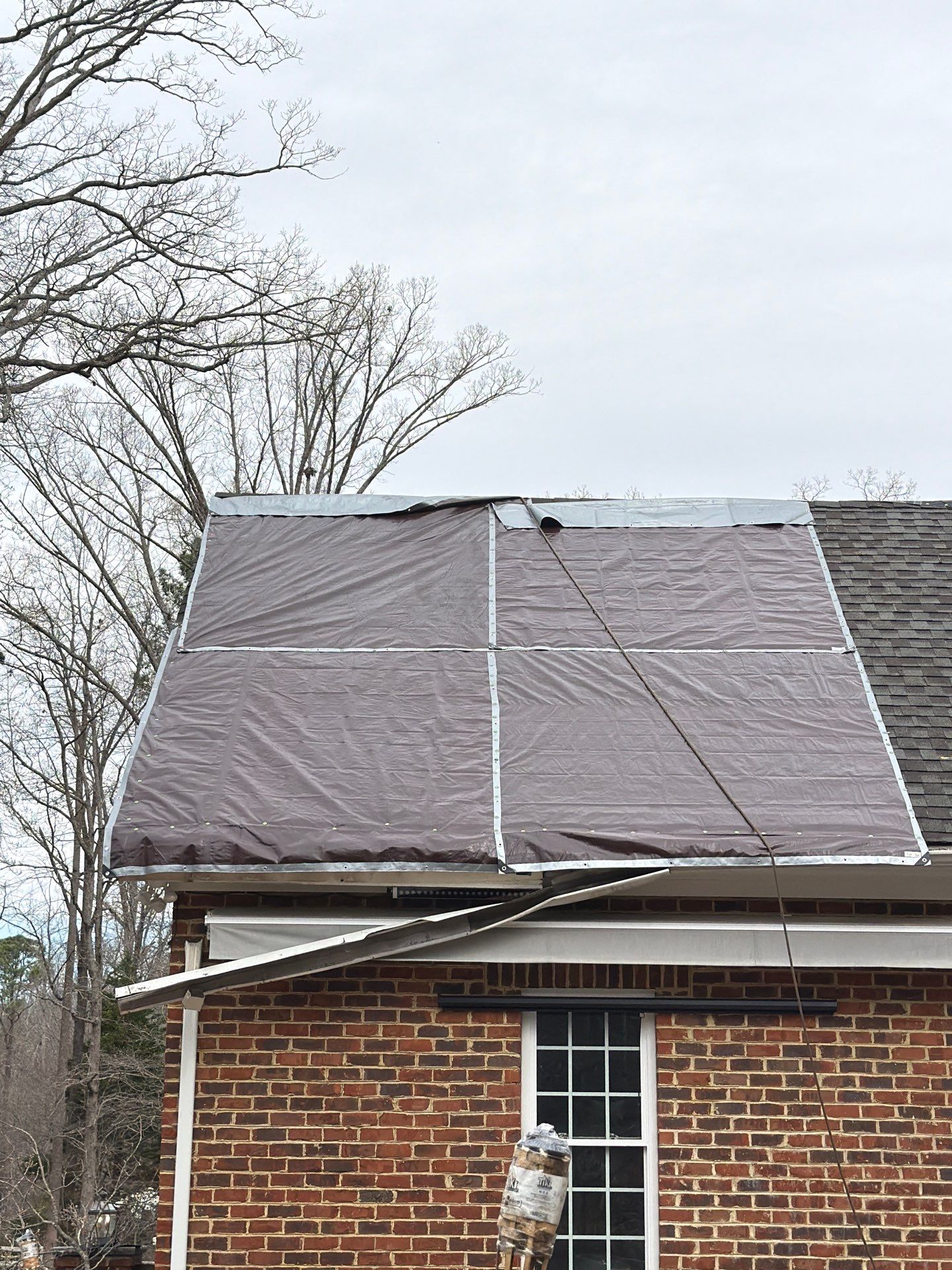 Comprehensive Roof and Gutter Replacement After Tree Damage in Midlothian by Cade Construction