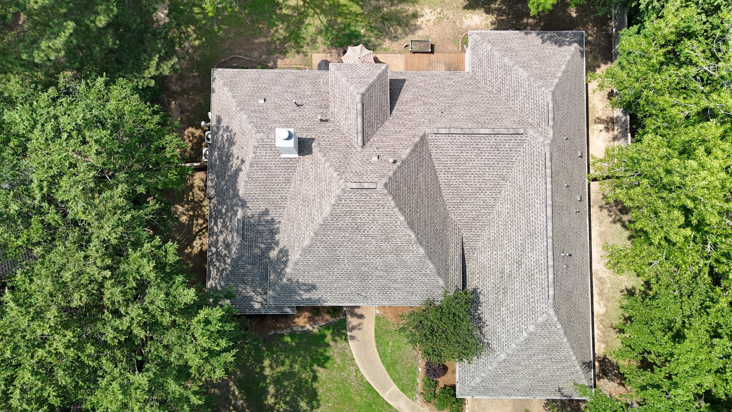 GAF 50-Year Weathered Wood  by Roberson Construction LLC