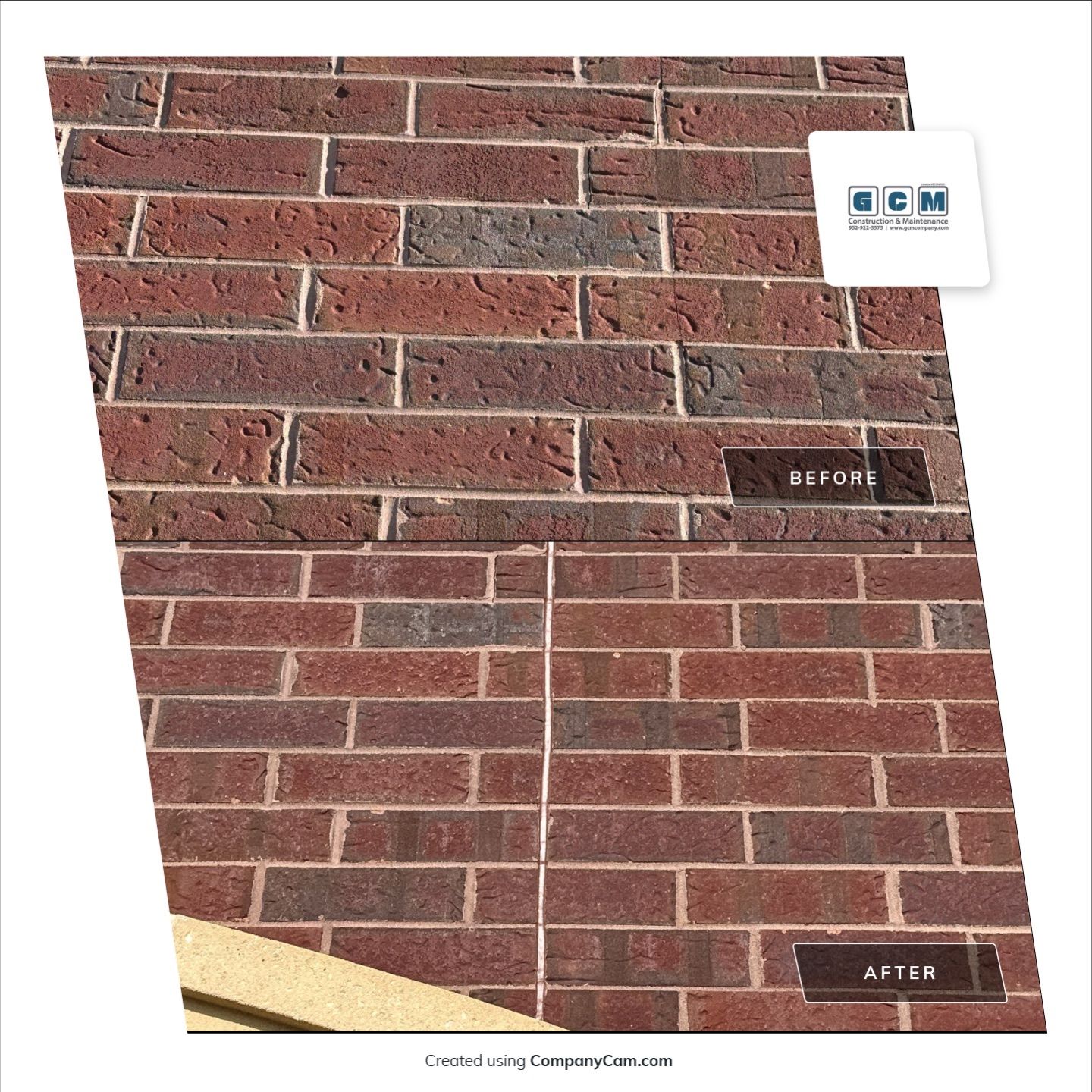 Masonry Control Joints - Spring Park by Gassen Construction and Maintenance